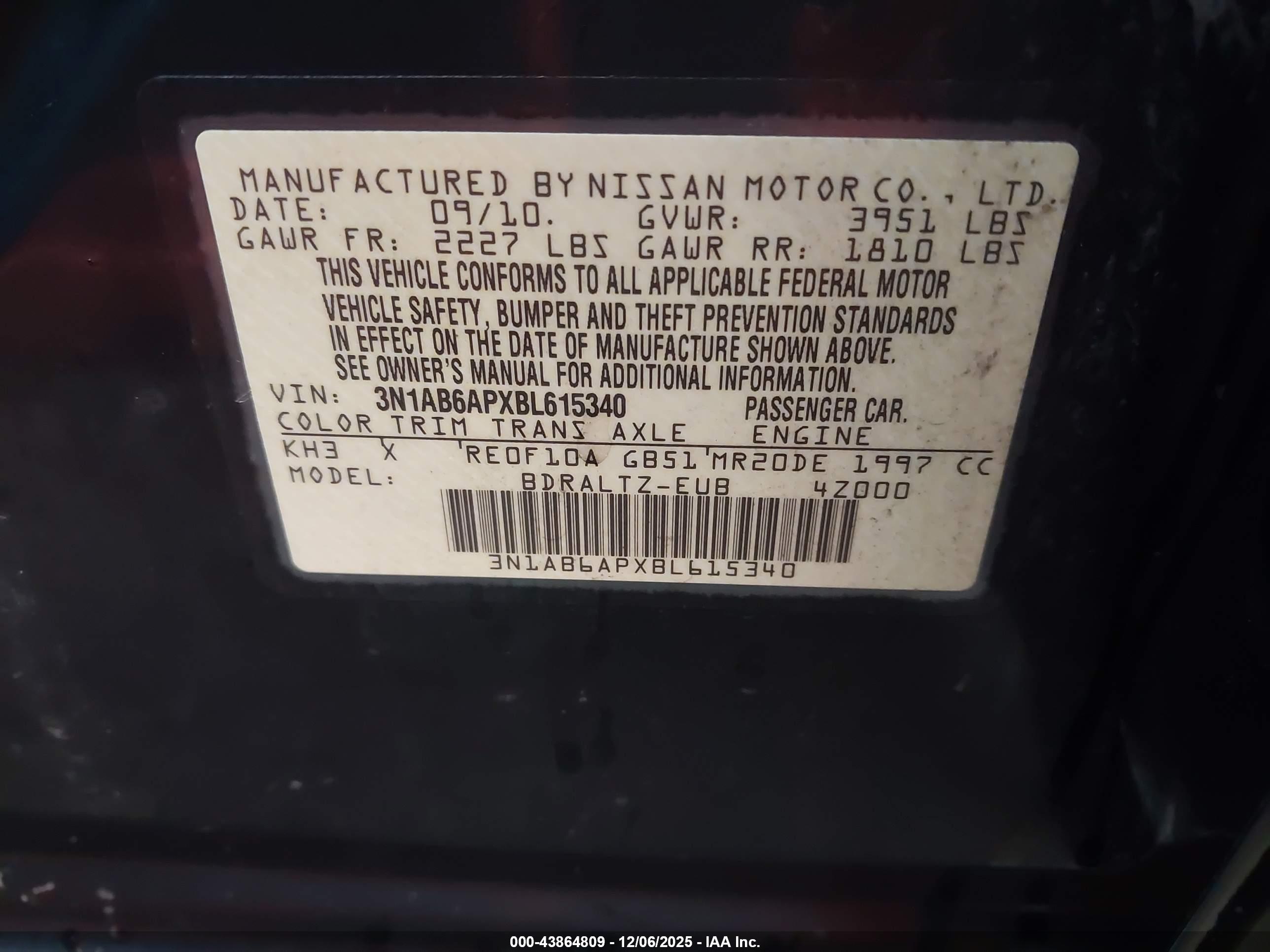 NISSAN SENTRA image 9
