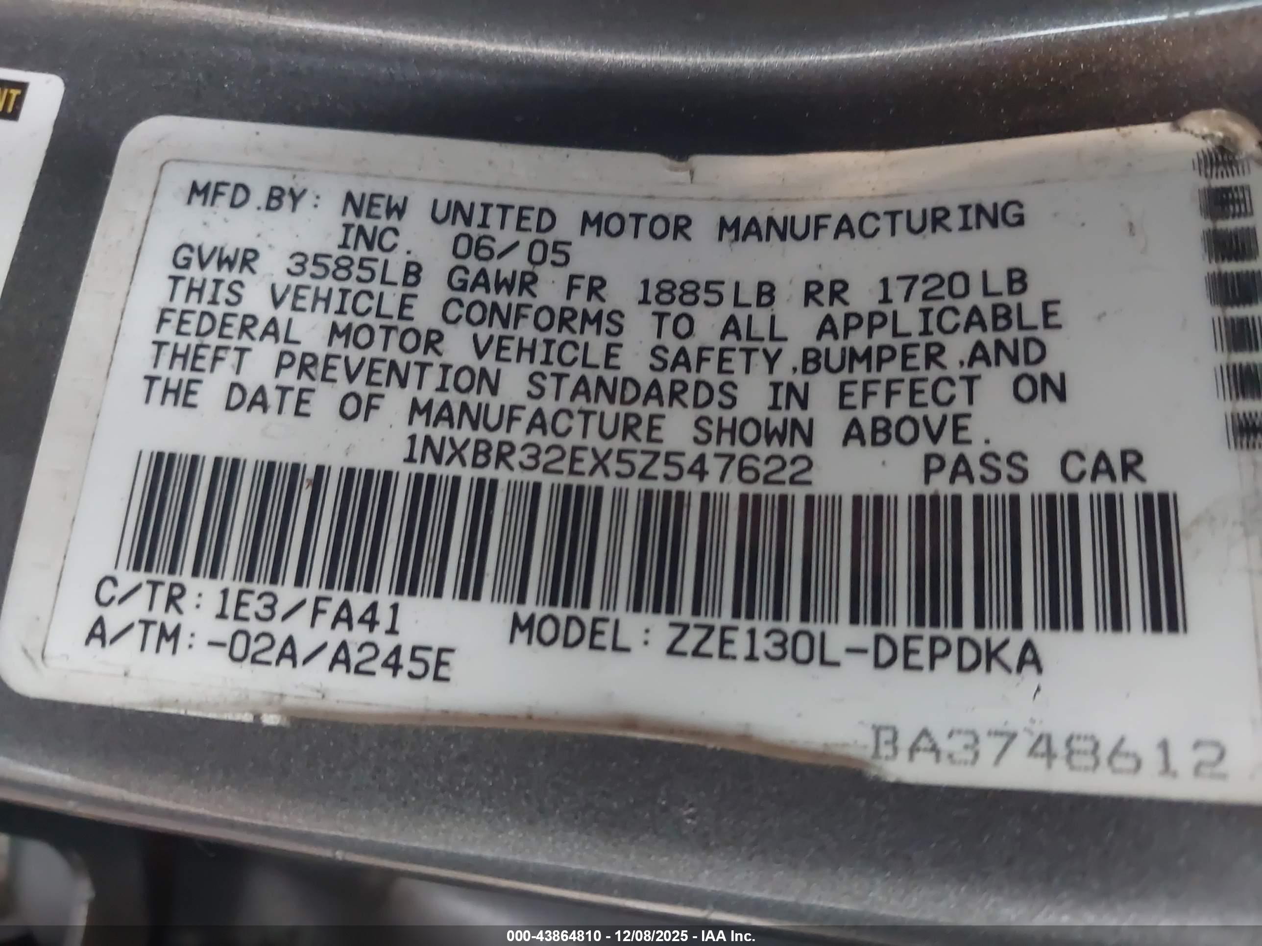TOYOTA COROLLA image 9