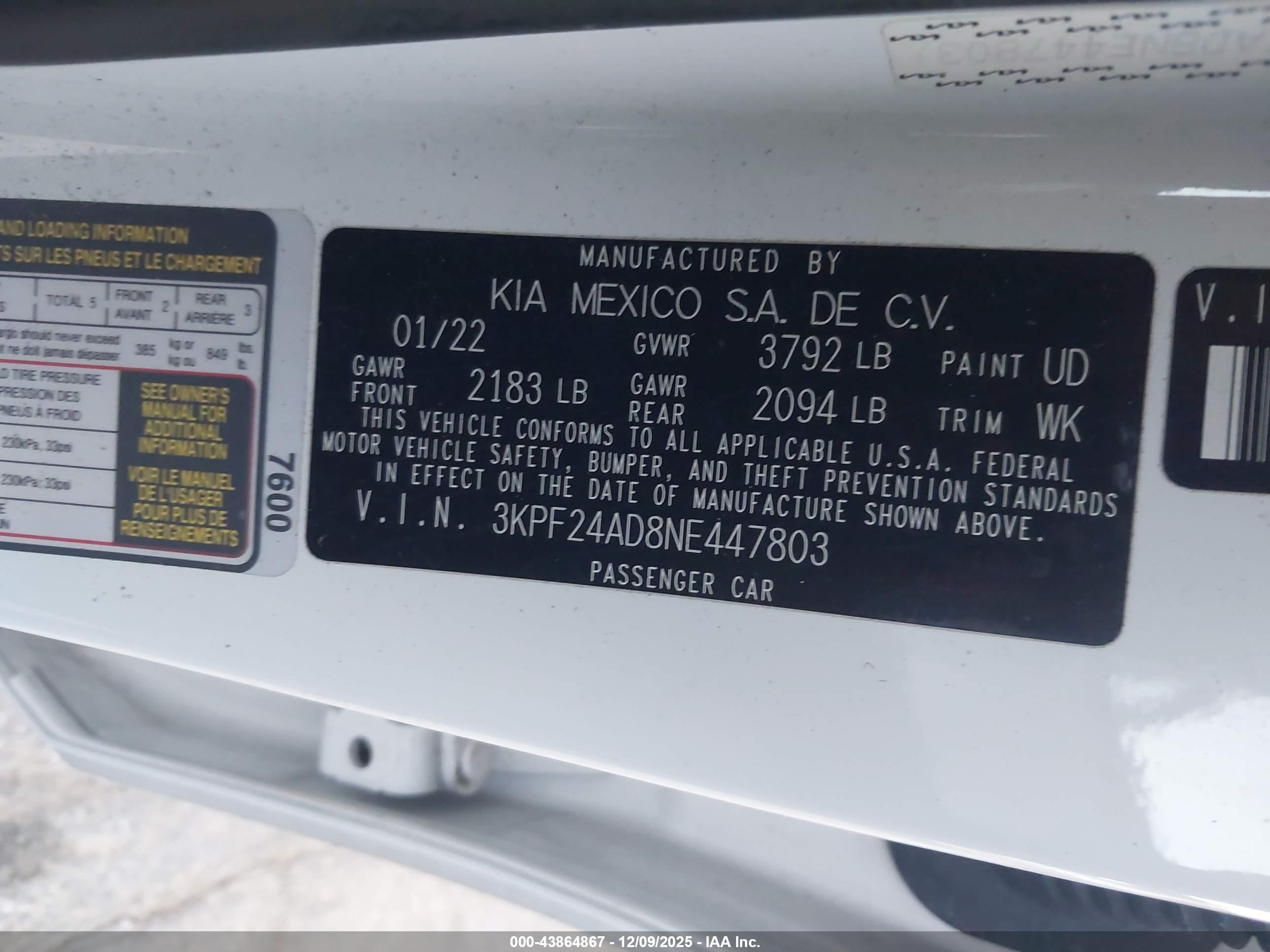 KIA FORTE image 9