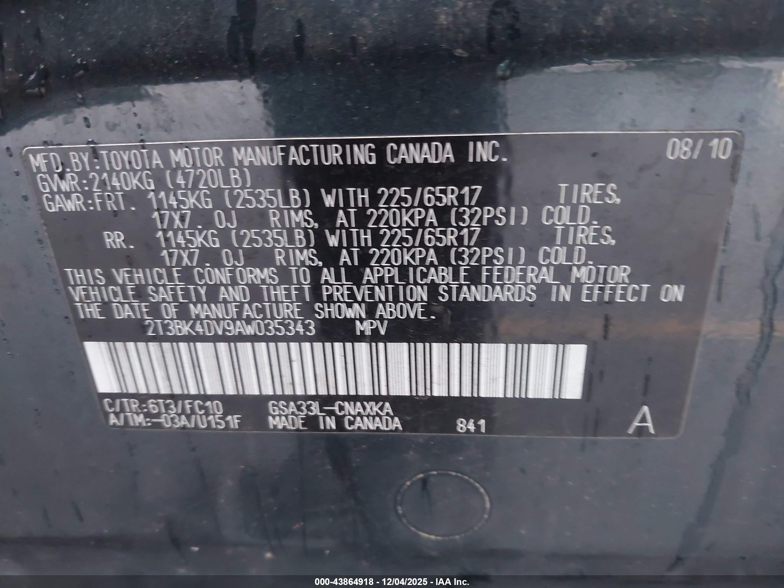 TOYOTA RAV4 image 9