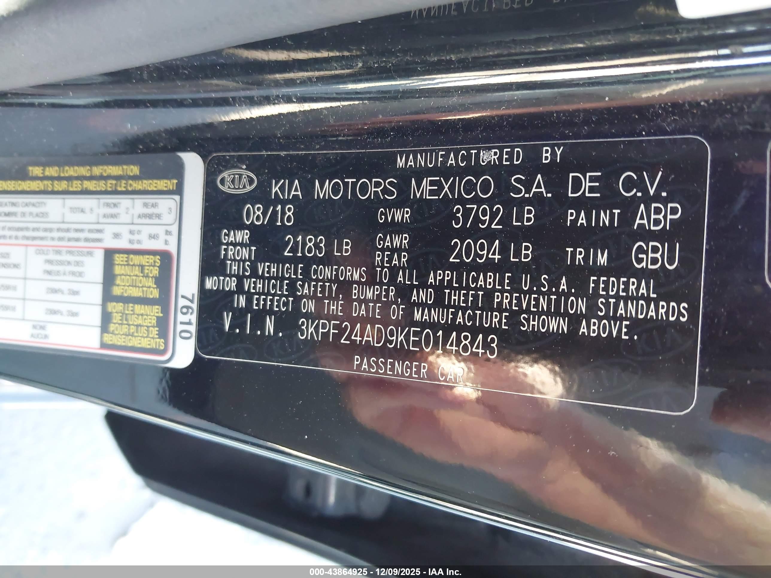 KIA FORTE image 9