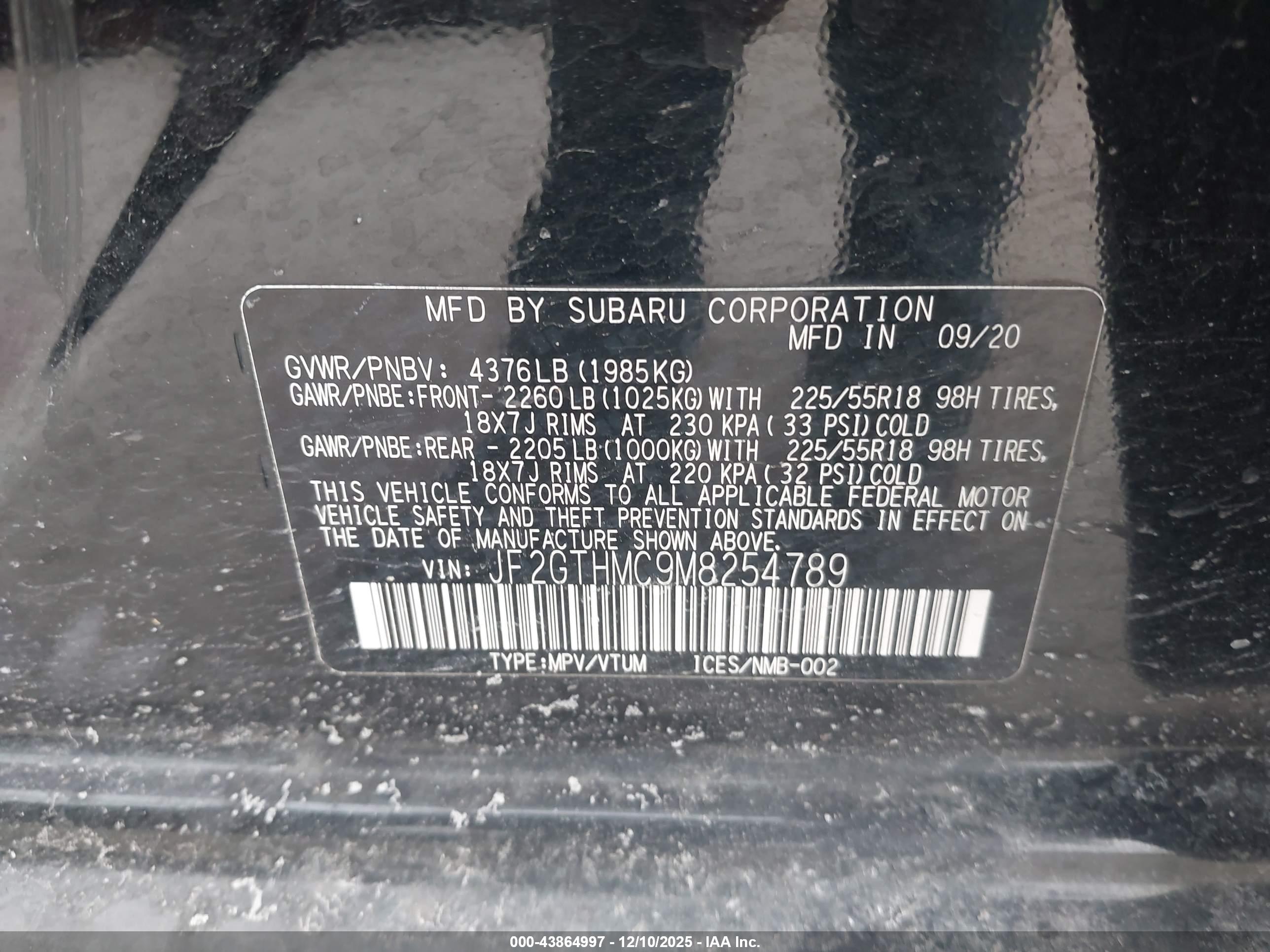 SUBARU CROSSTREK image 9