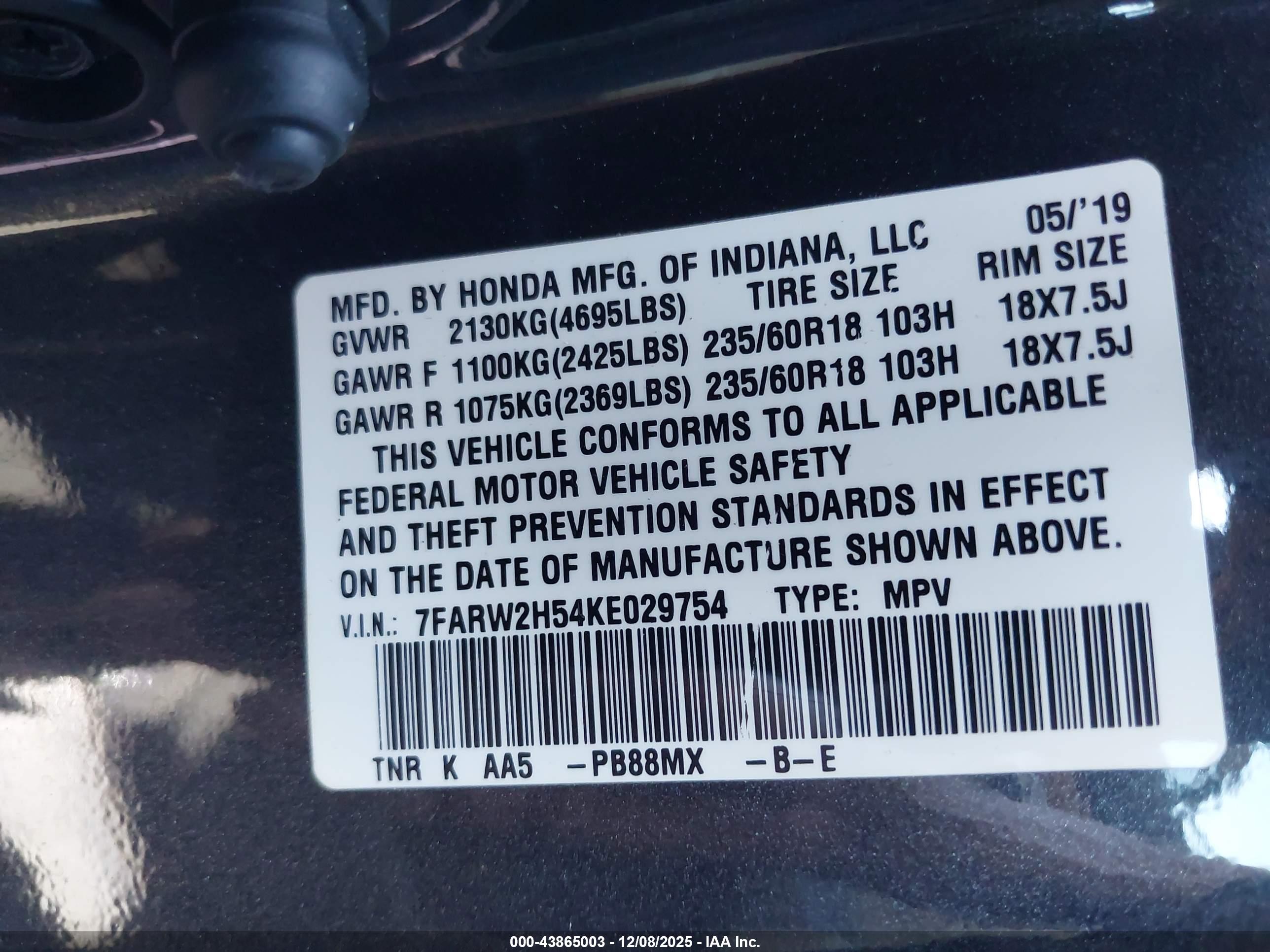 HONDA CR-V image 9