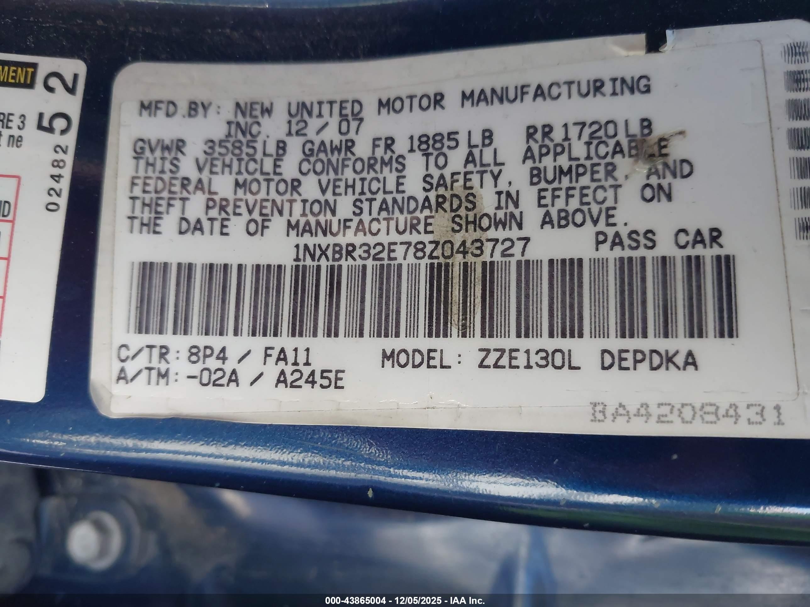 TOYOTA COROLLA image 9