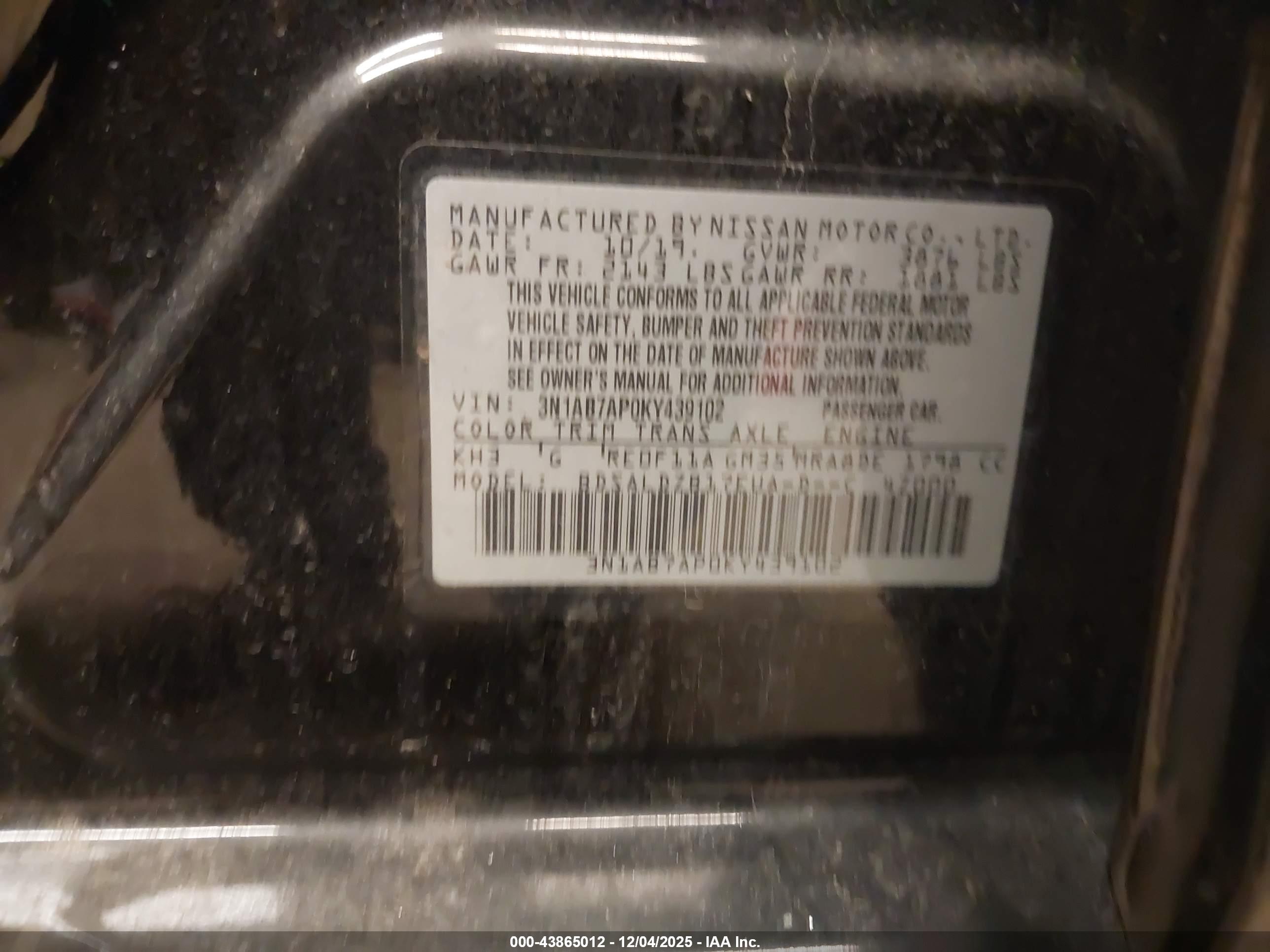 NISSAN SENTRA image 9