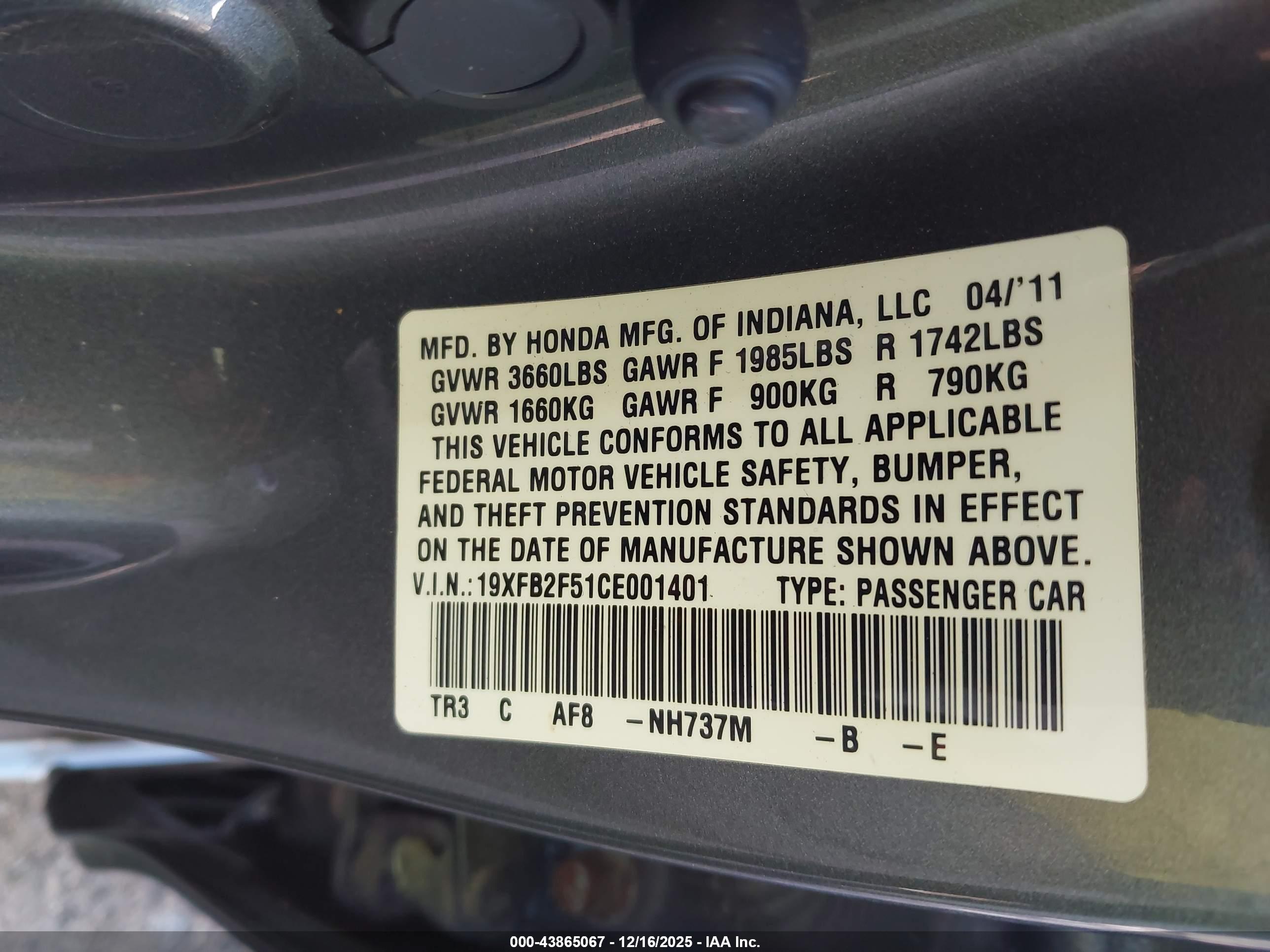 HONDA CIVIC image 9