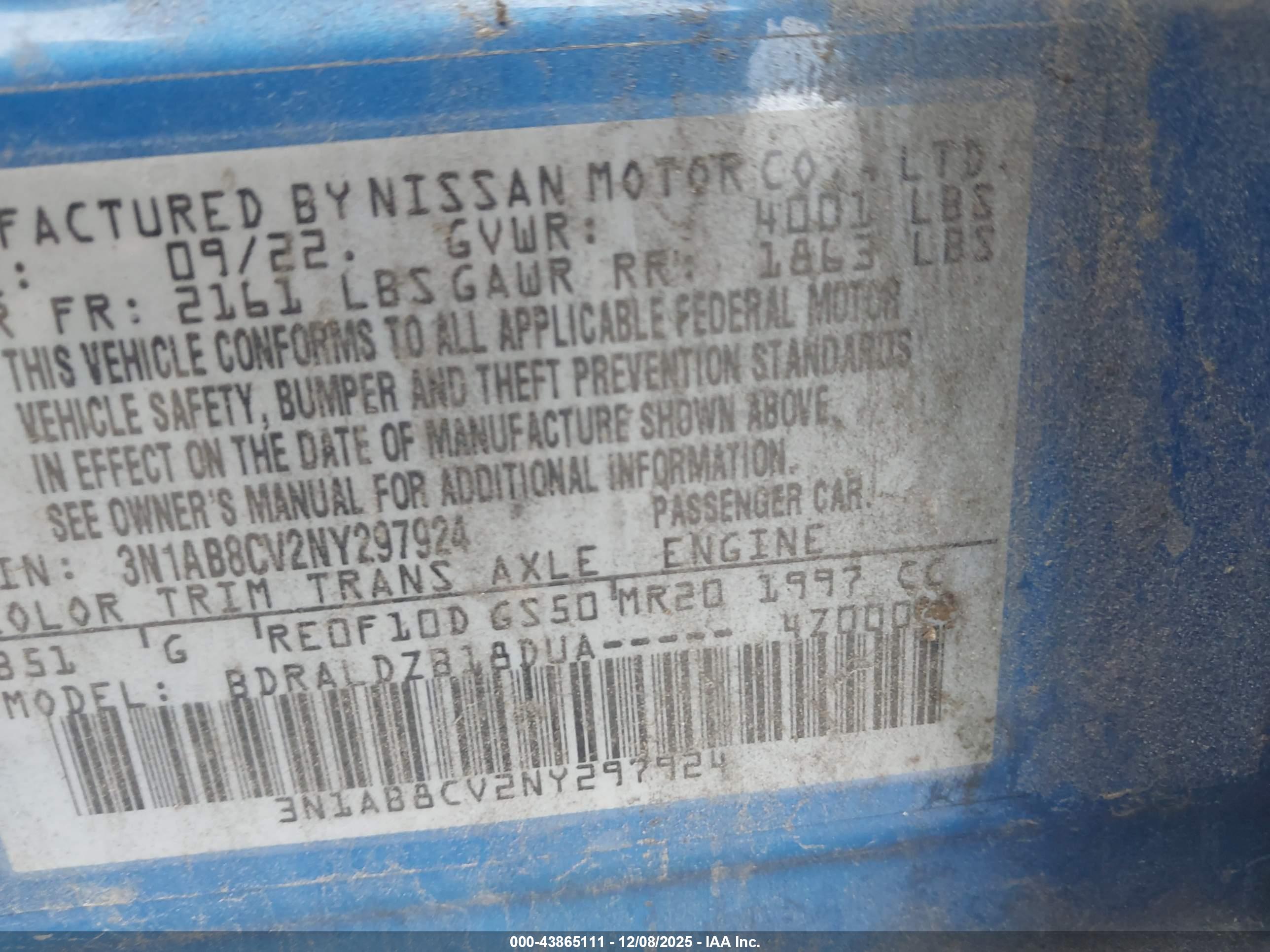 NISSAN SENTRA image 9