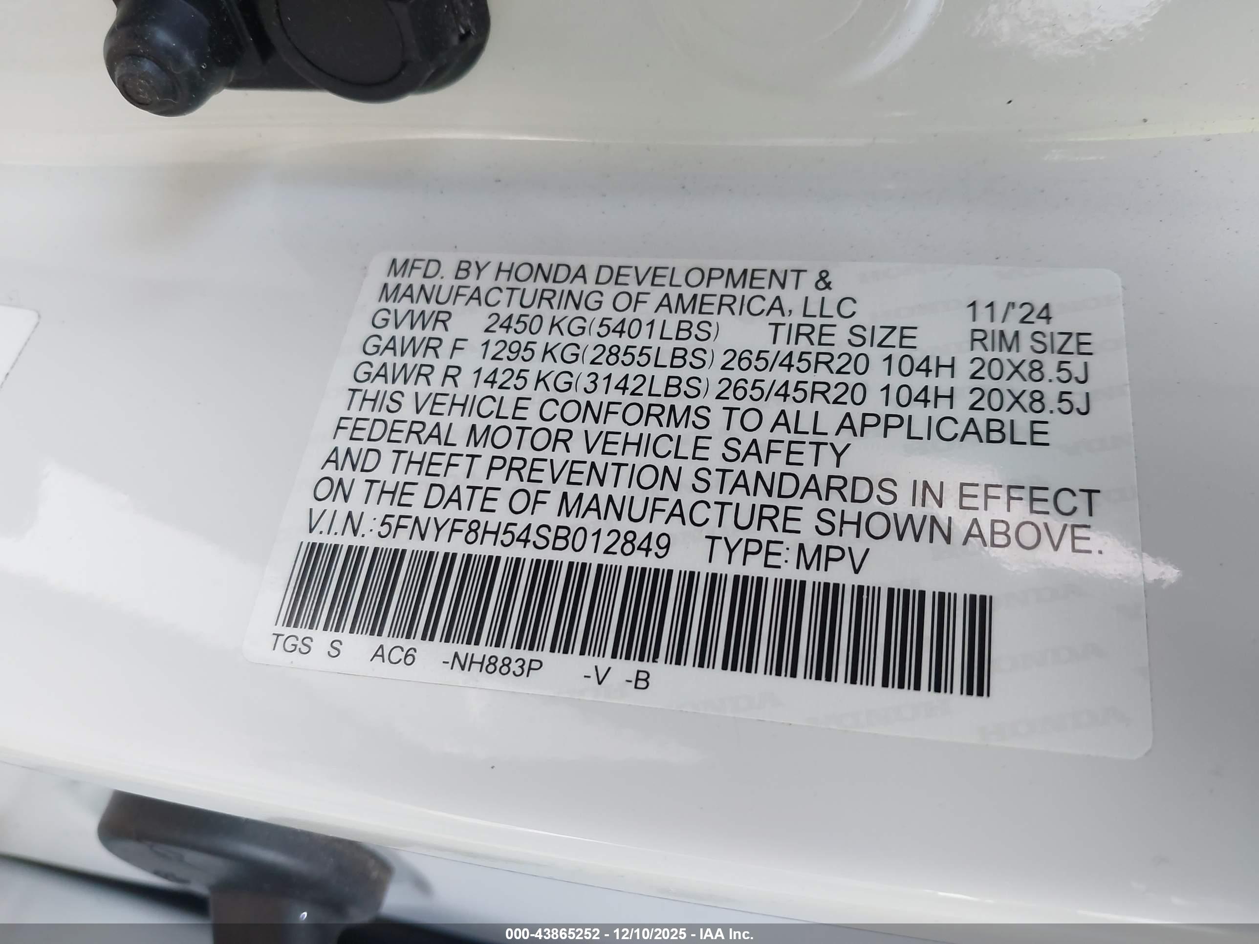 HONDA PASSPORT image 9