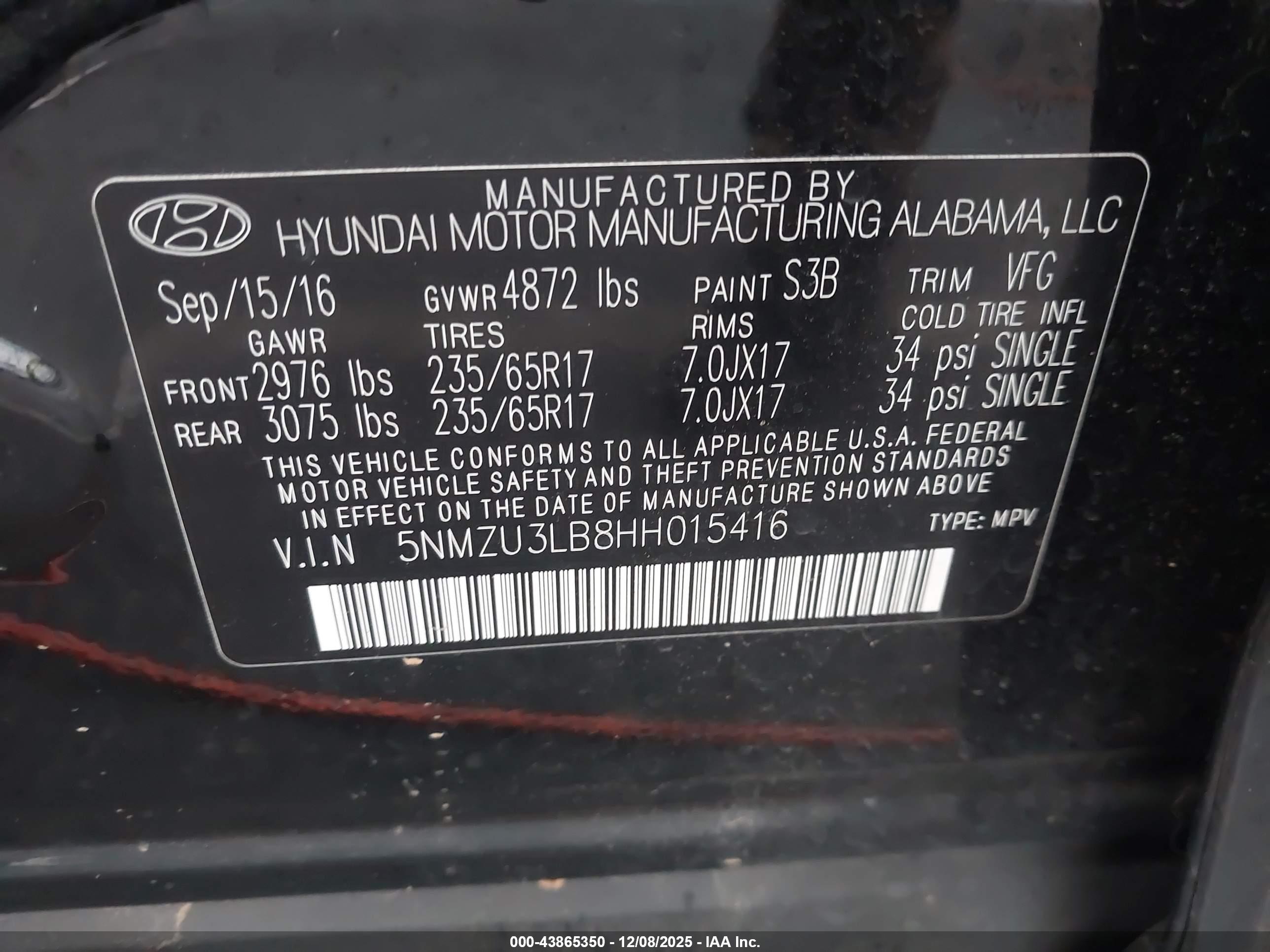 HYUNDAI SANTA image 9