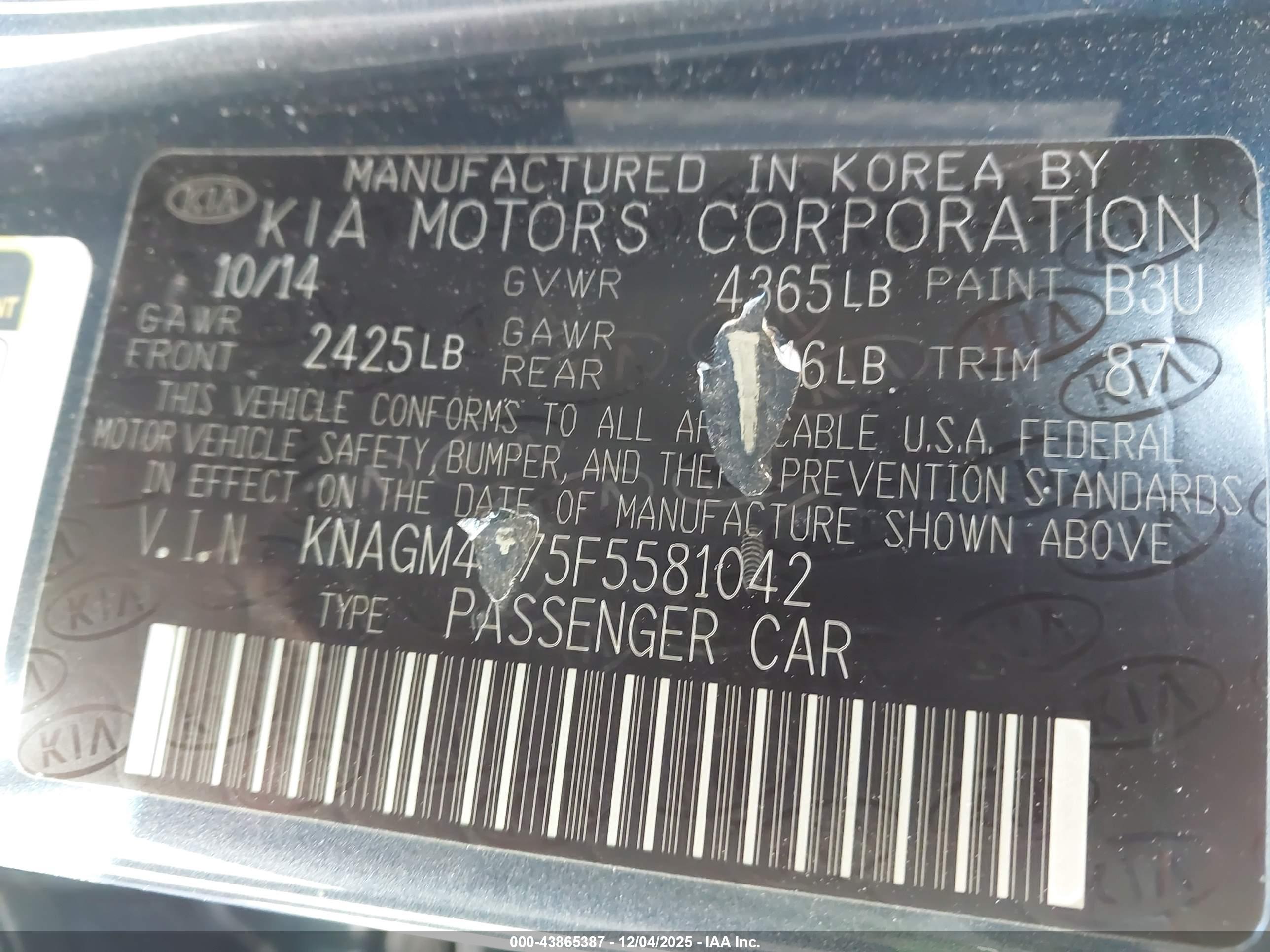 KIA OPTIMA image 9