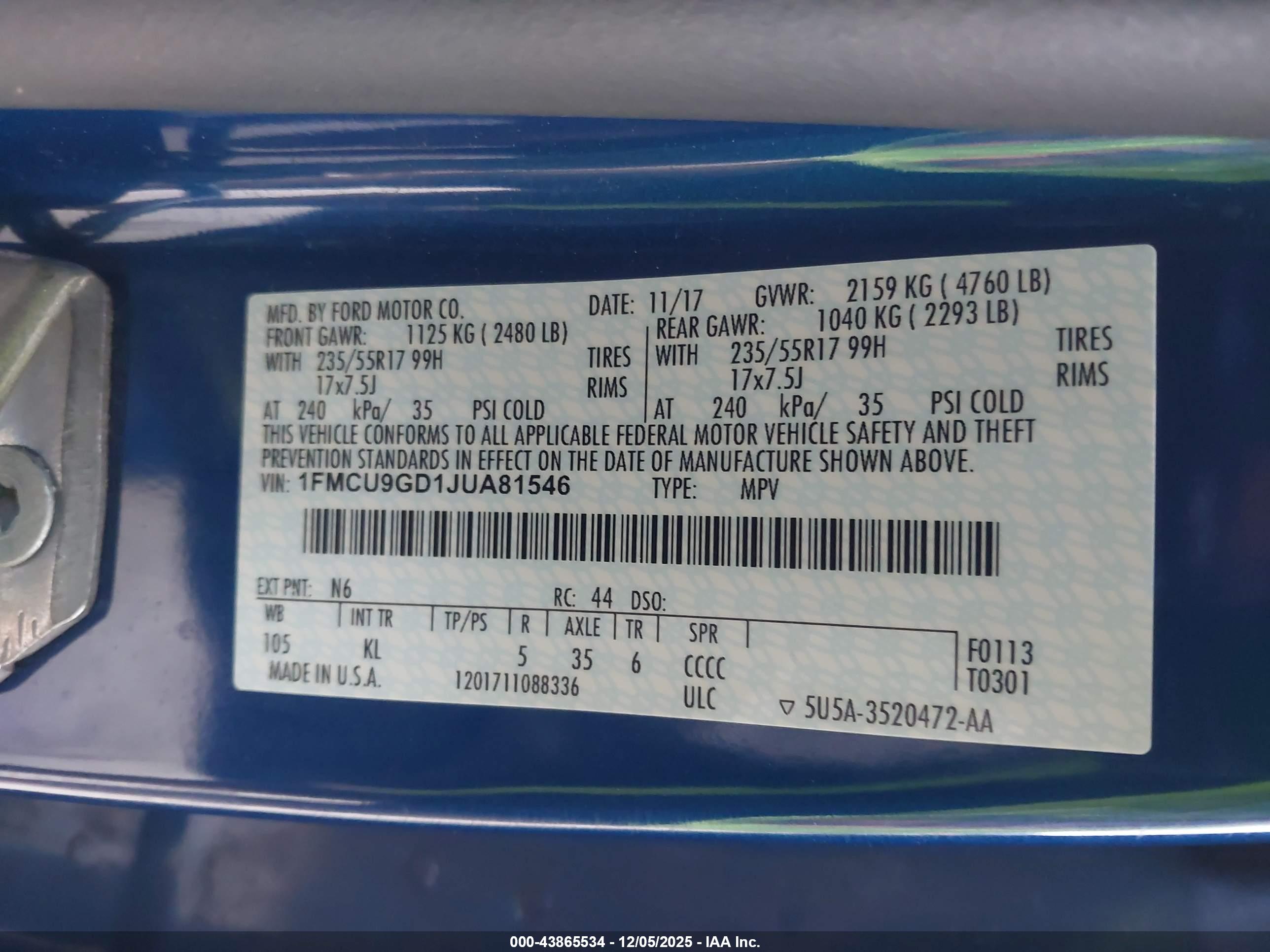 FORD ESCAPE image 9