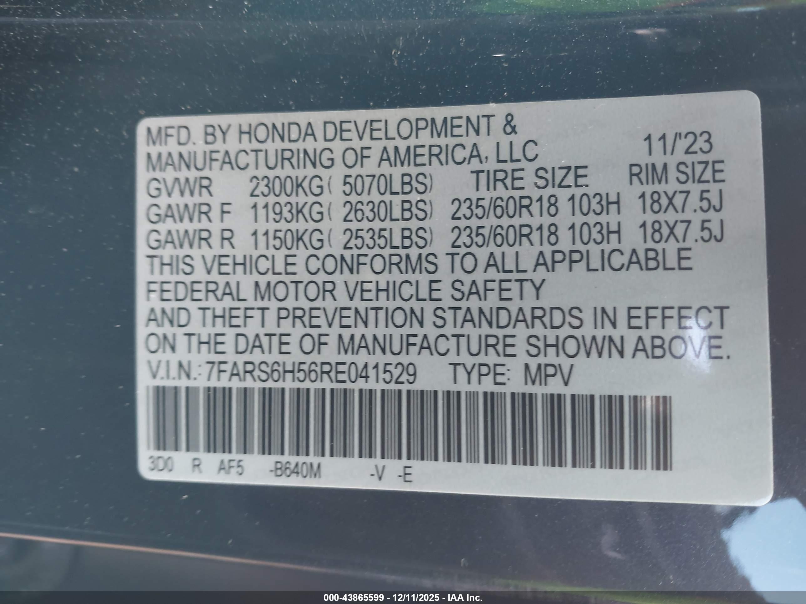 HONDA CR-V image 9