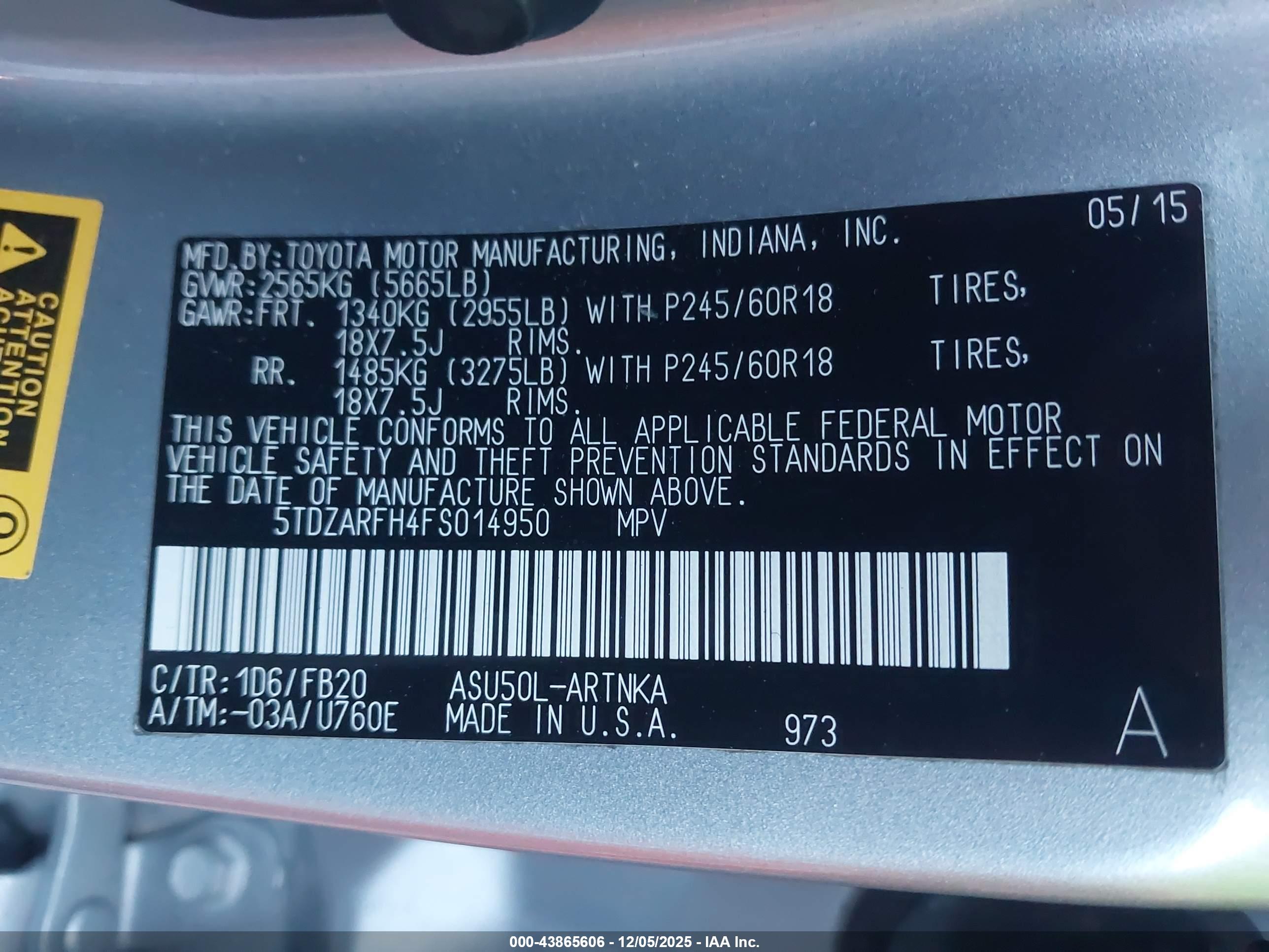 TOYOTA HIGHLANDER image 9