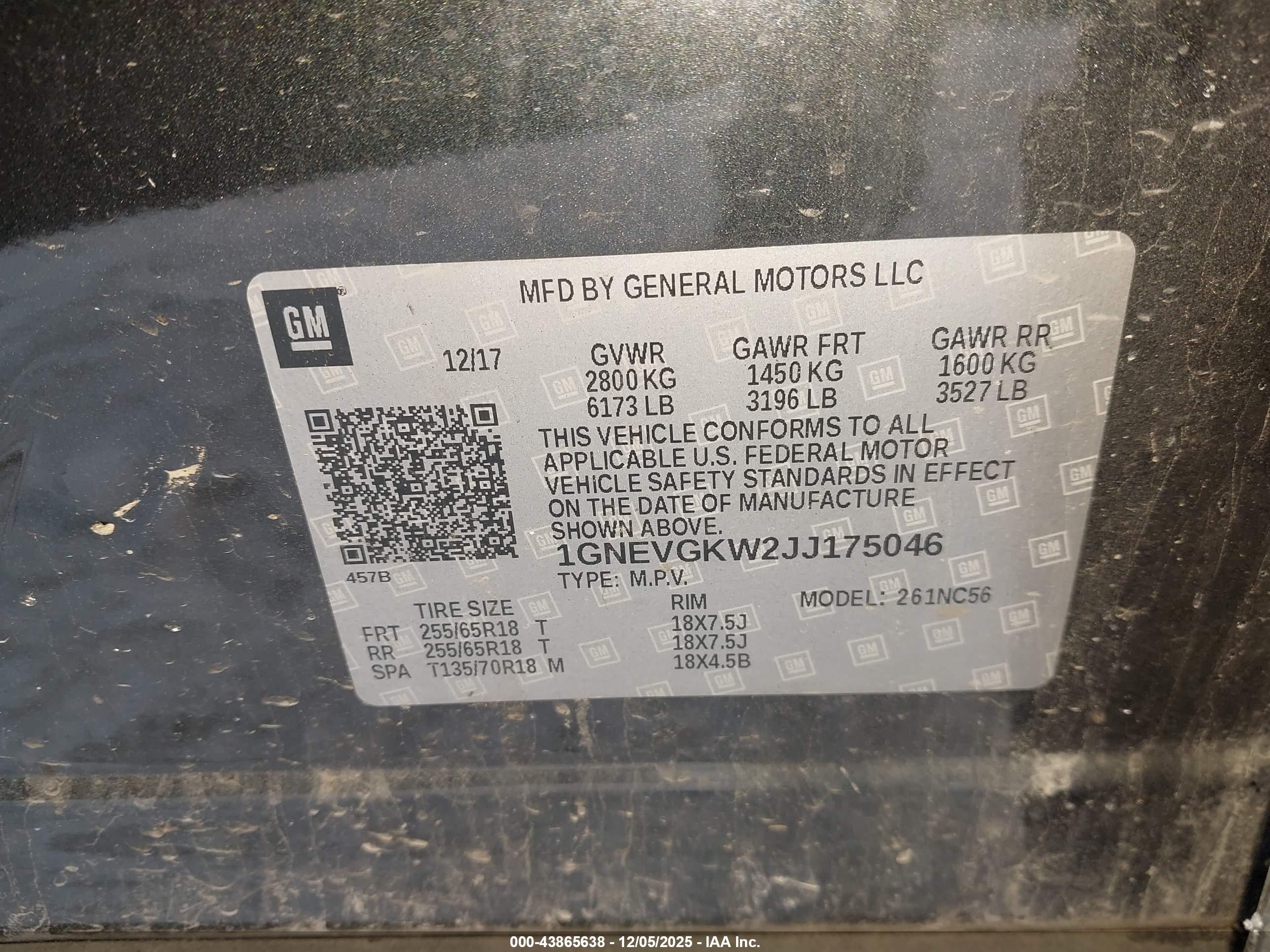 CHEVROLET TRAVERSE image 9