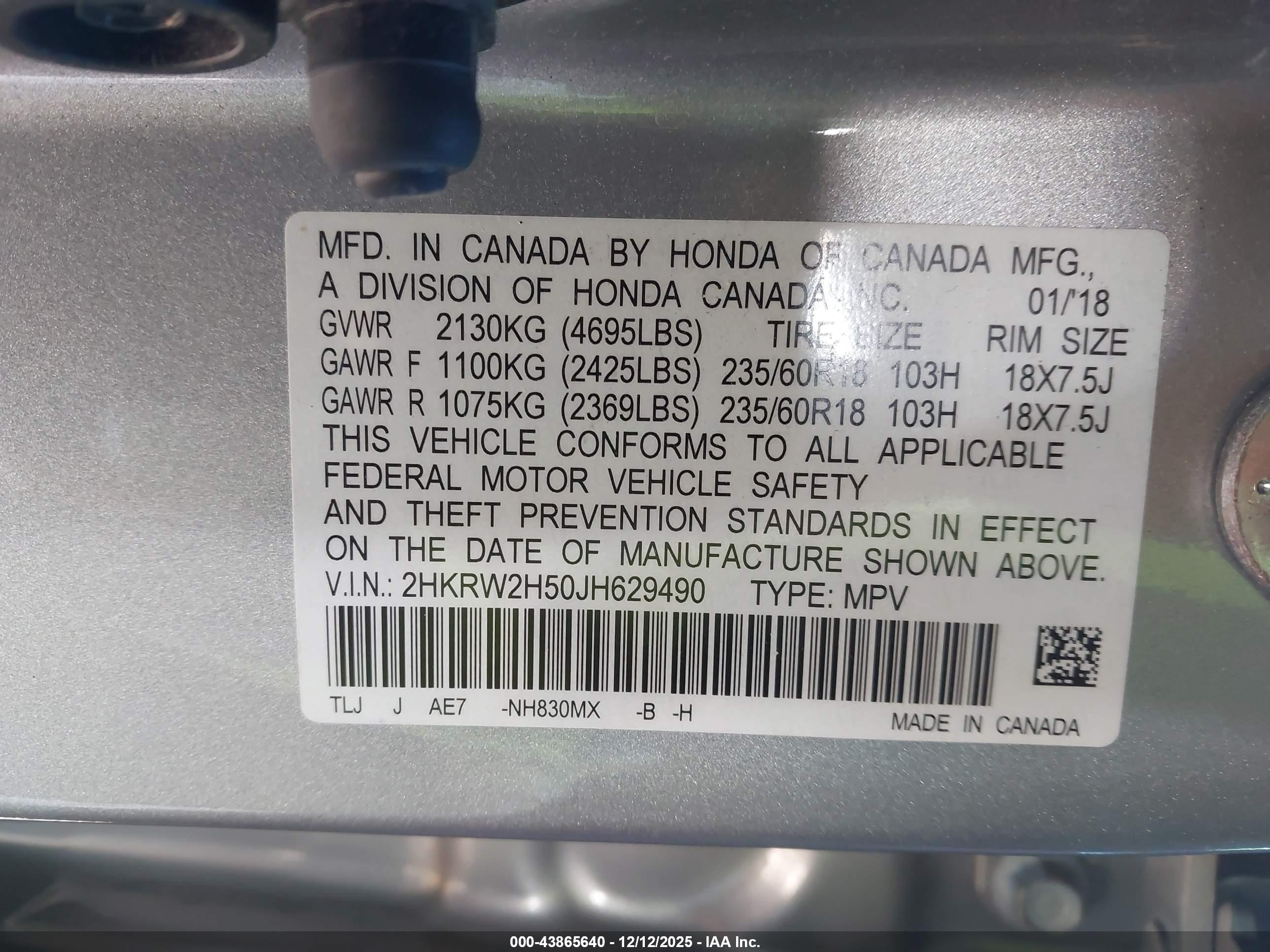 HONDA CR-V image 9
