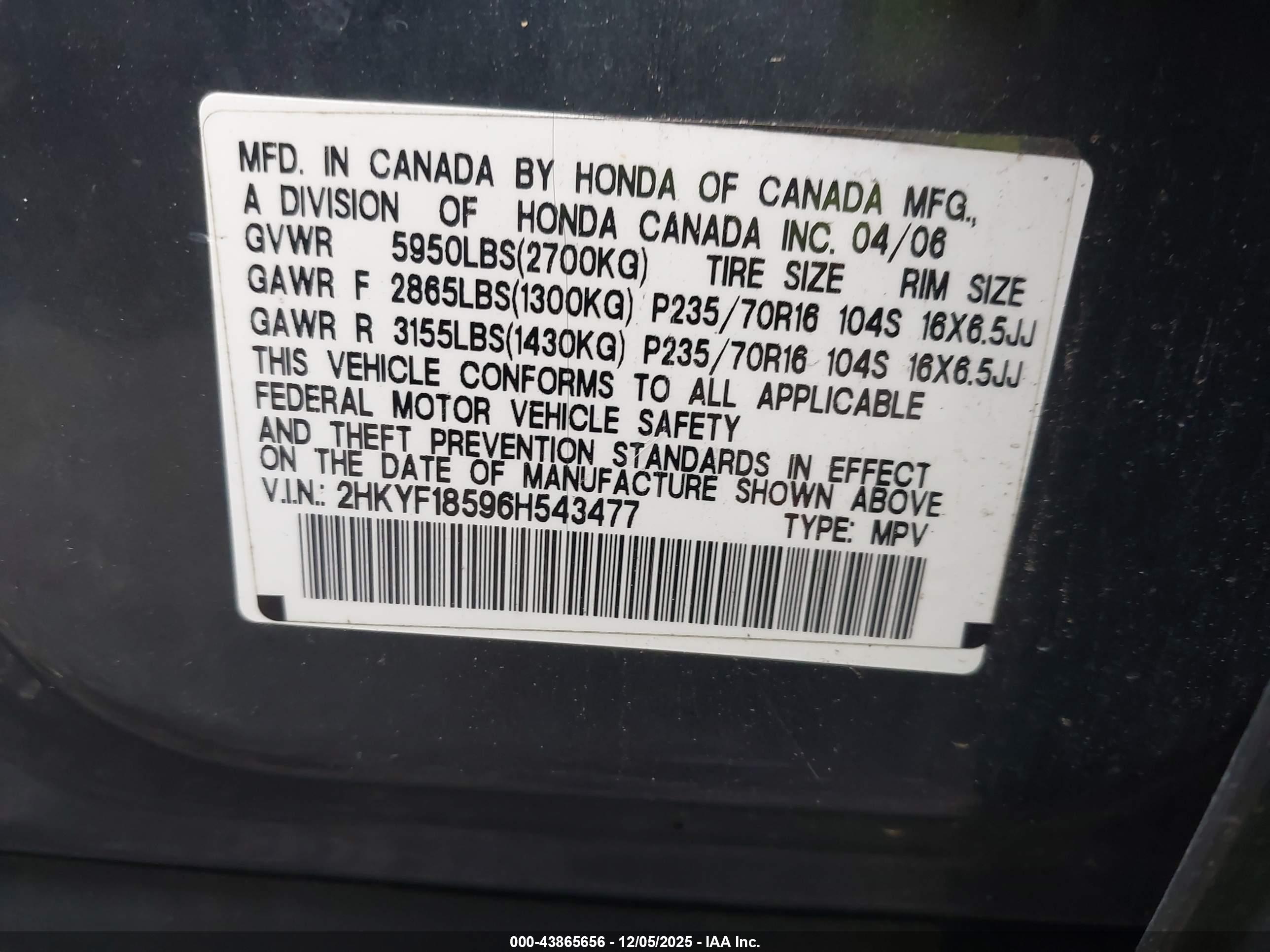 HONDA PILOT image 9