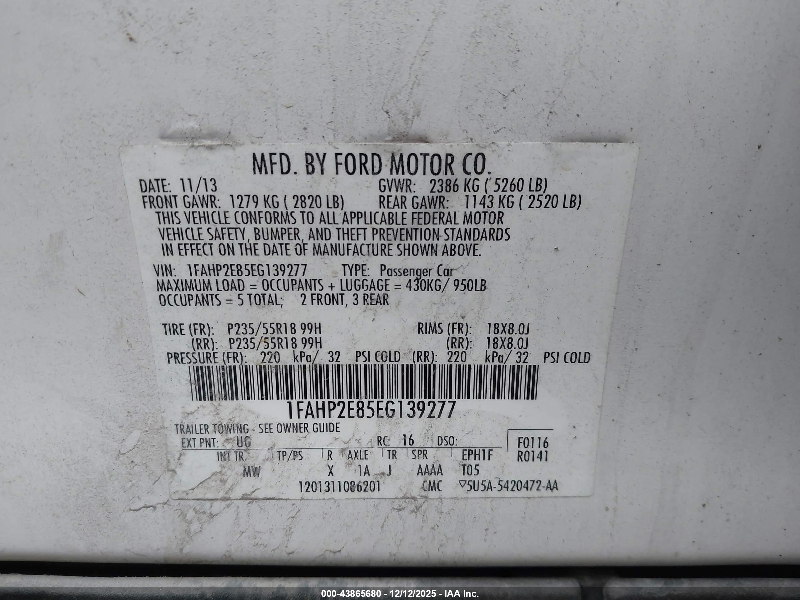 FORD TAURUS image 9