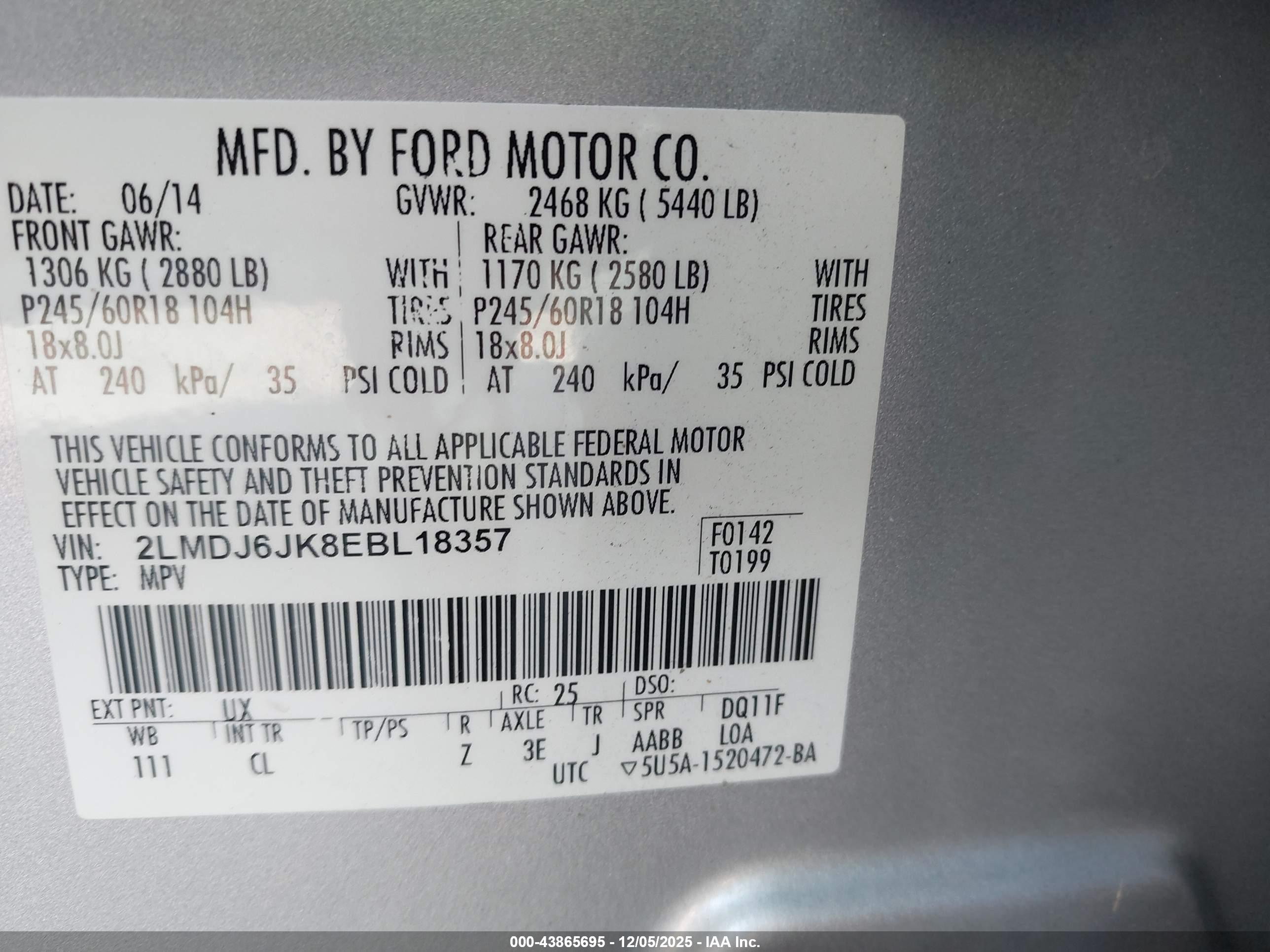 LINCOLN MKX image 9