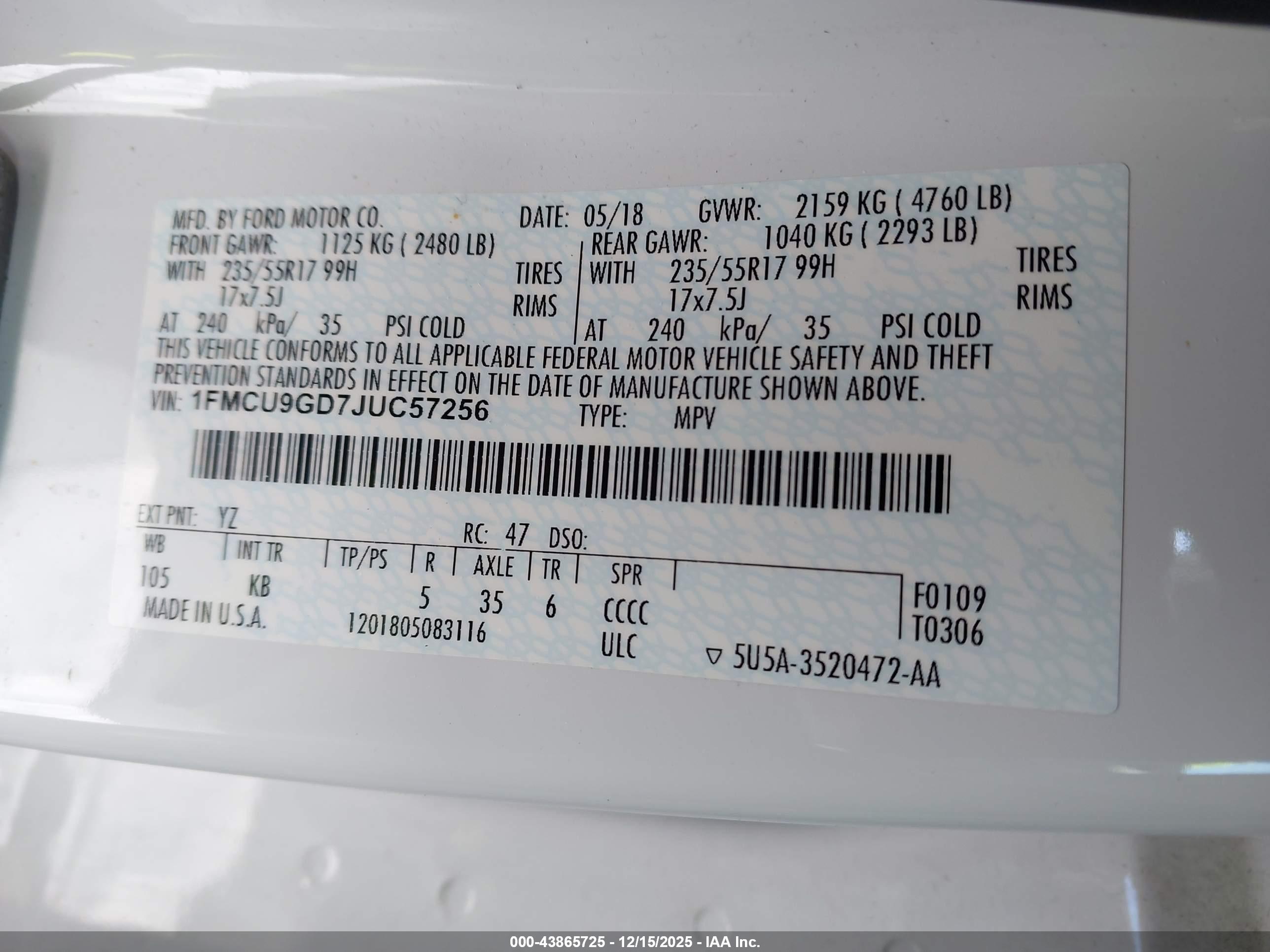 FORD ESCAPE image 9