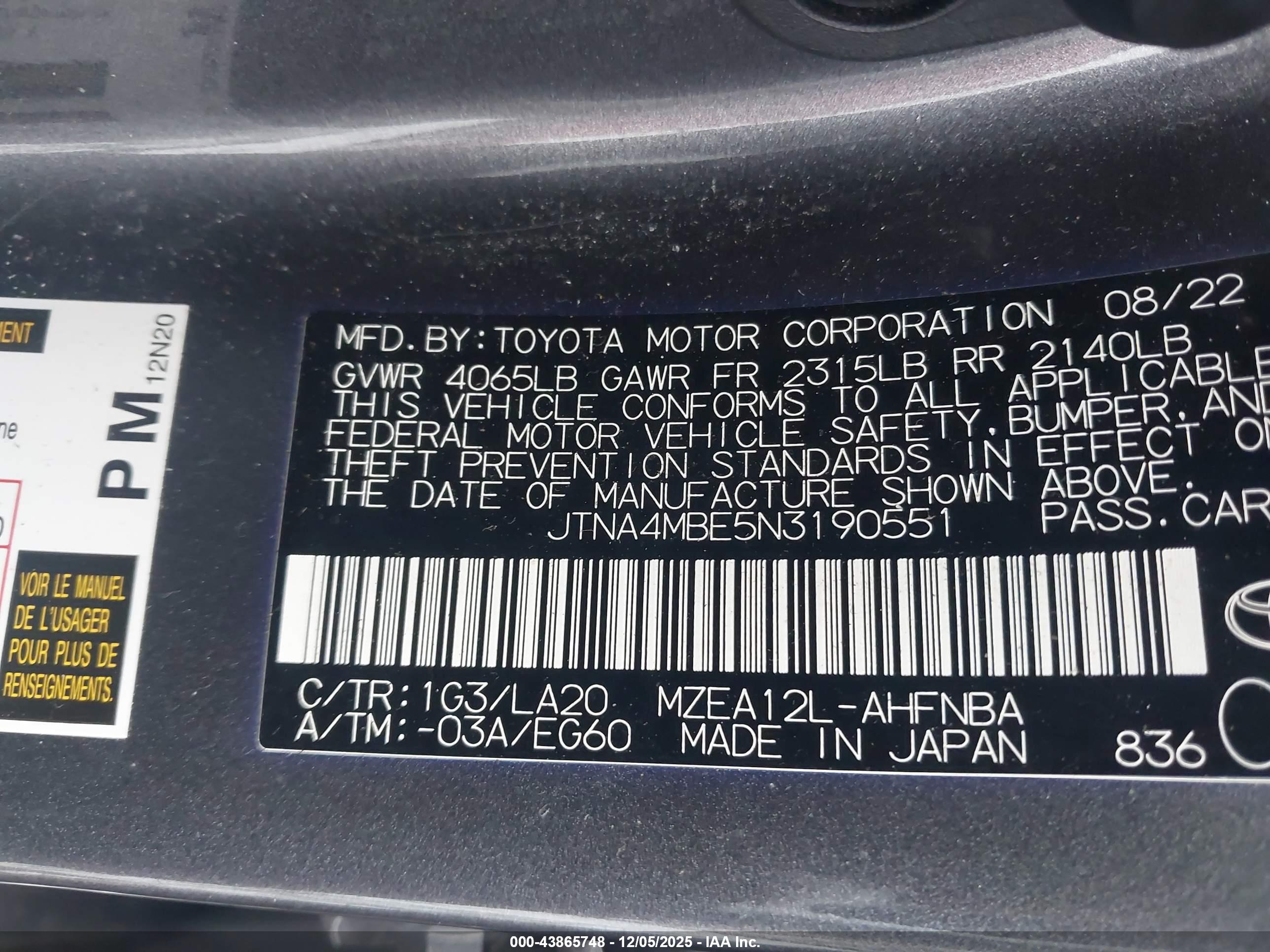 TOYOTA COROLLA image 9
