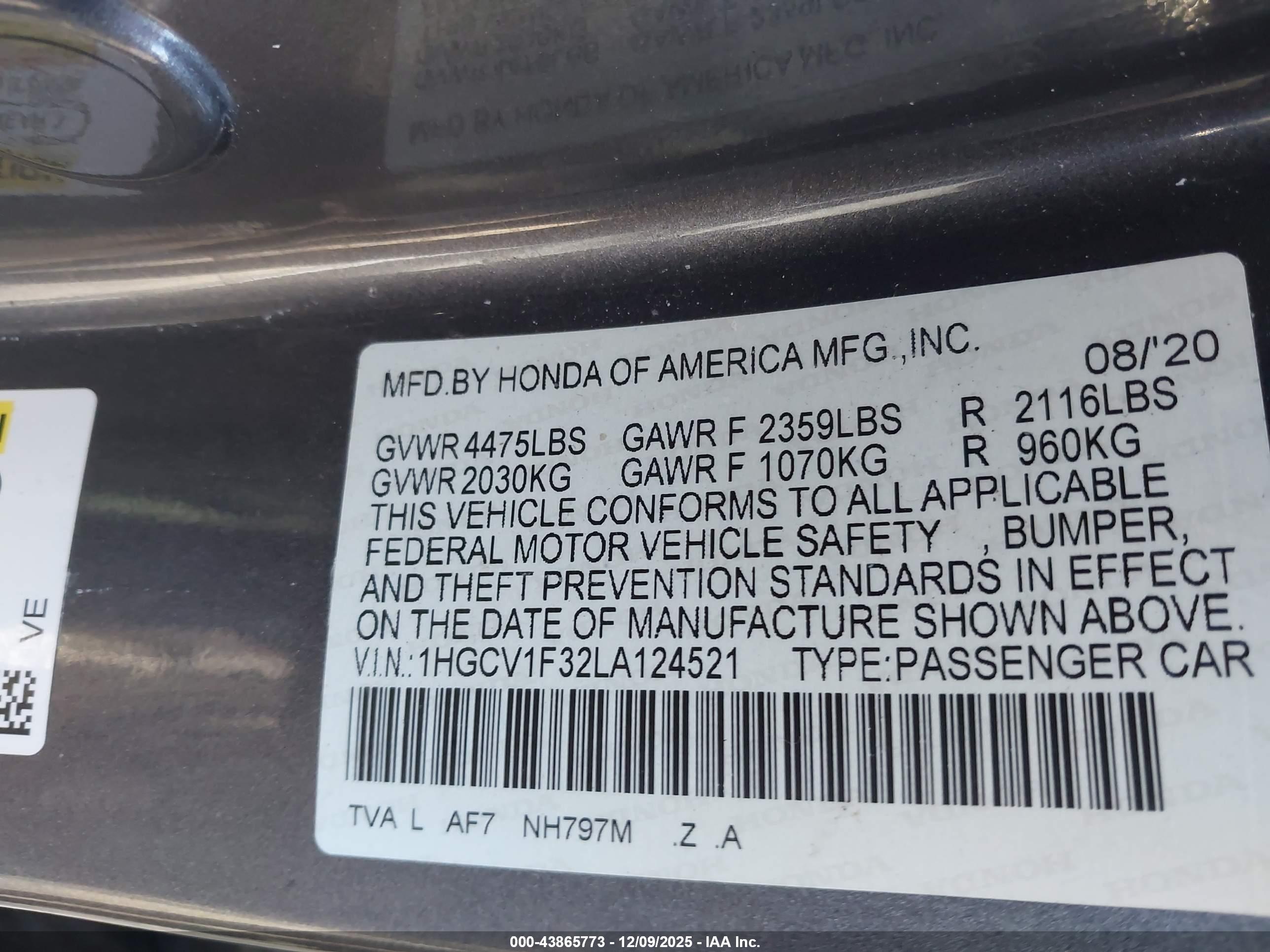 HONDA ACCORD image 9