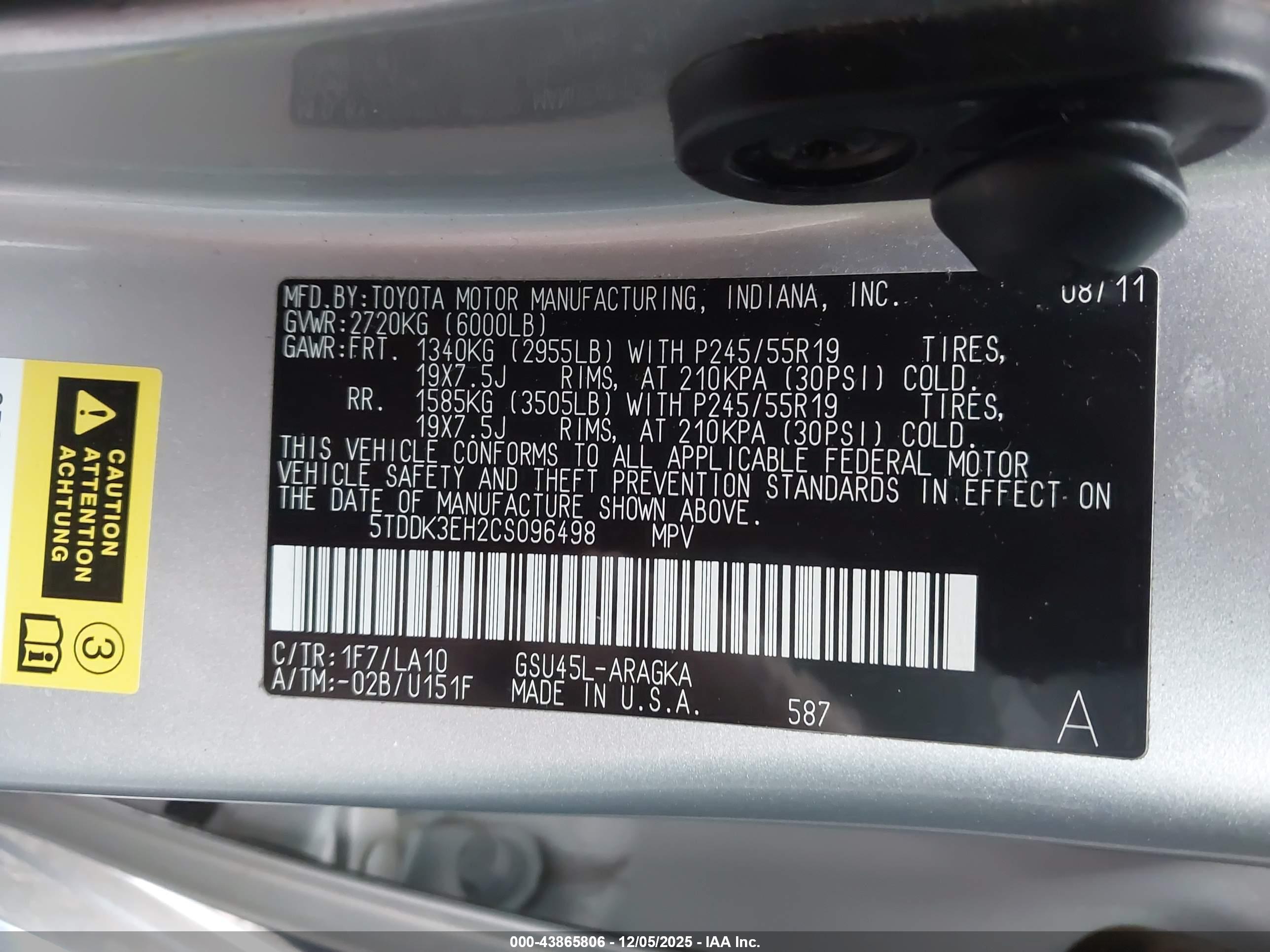 TOYOTA HIGHLANDER image 9