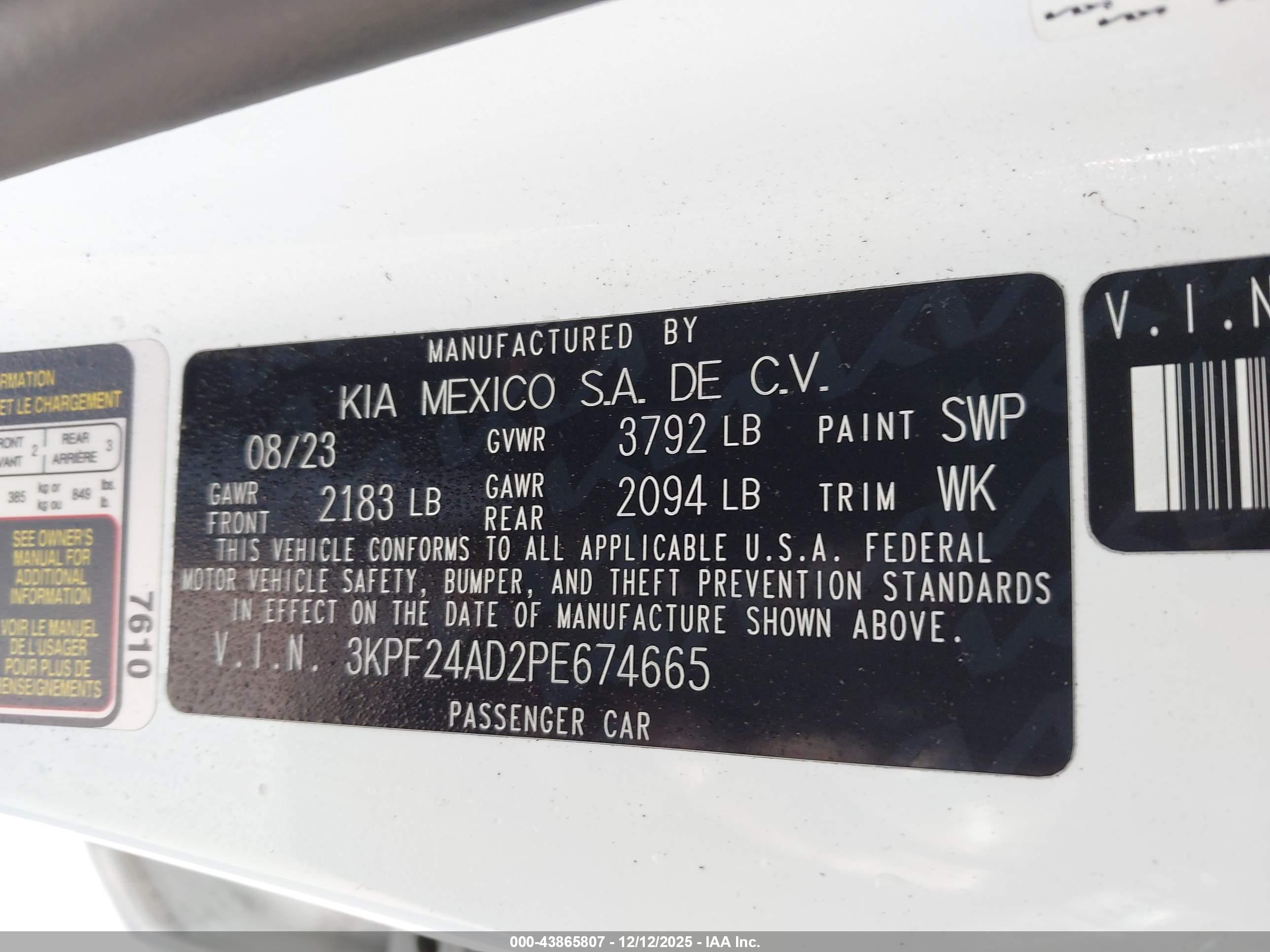 KIA FORTE image 9