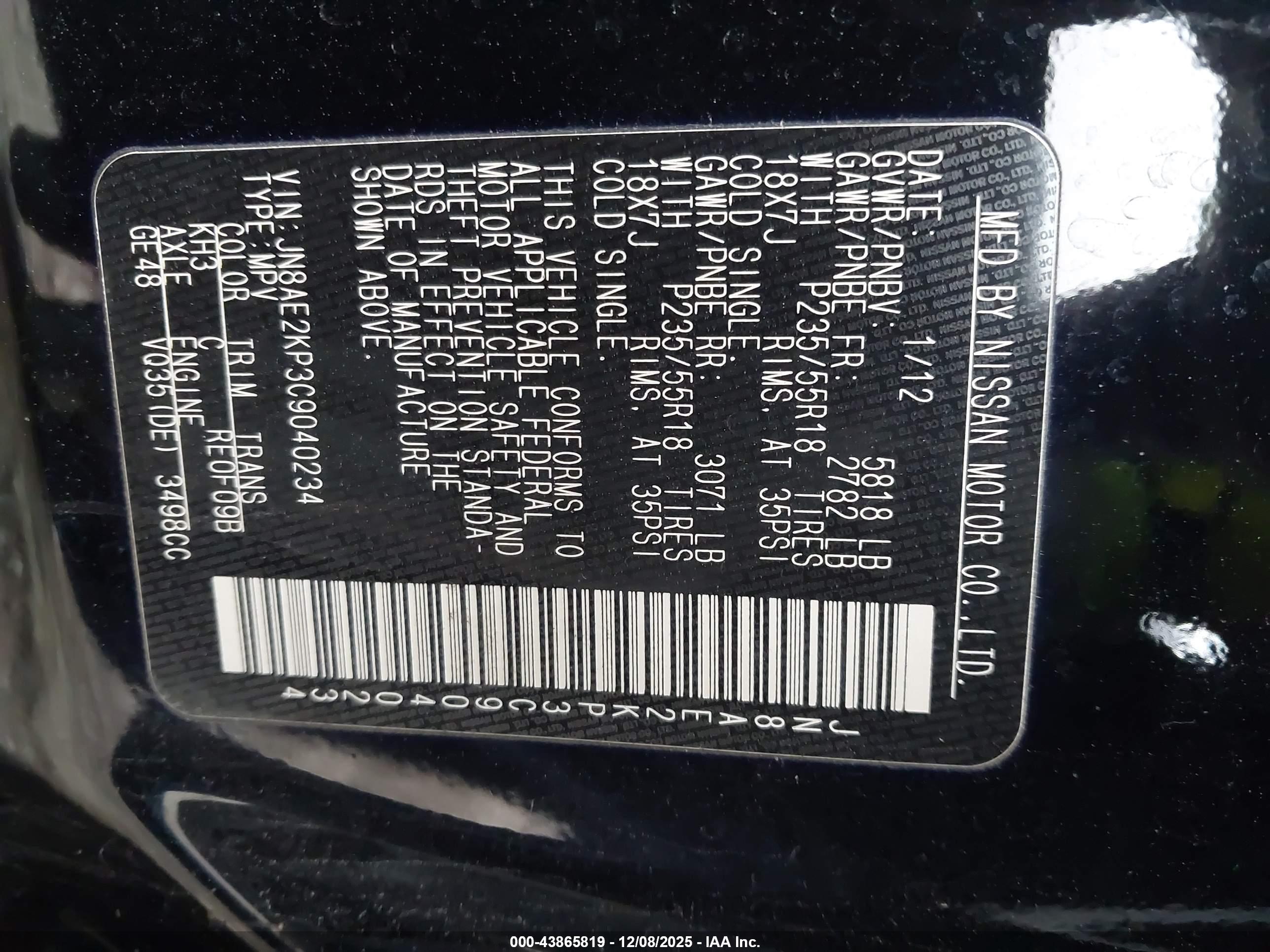 NISSAN QUEST image 9