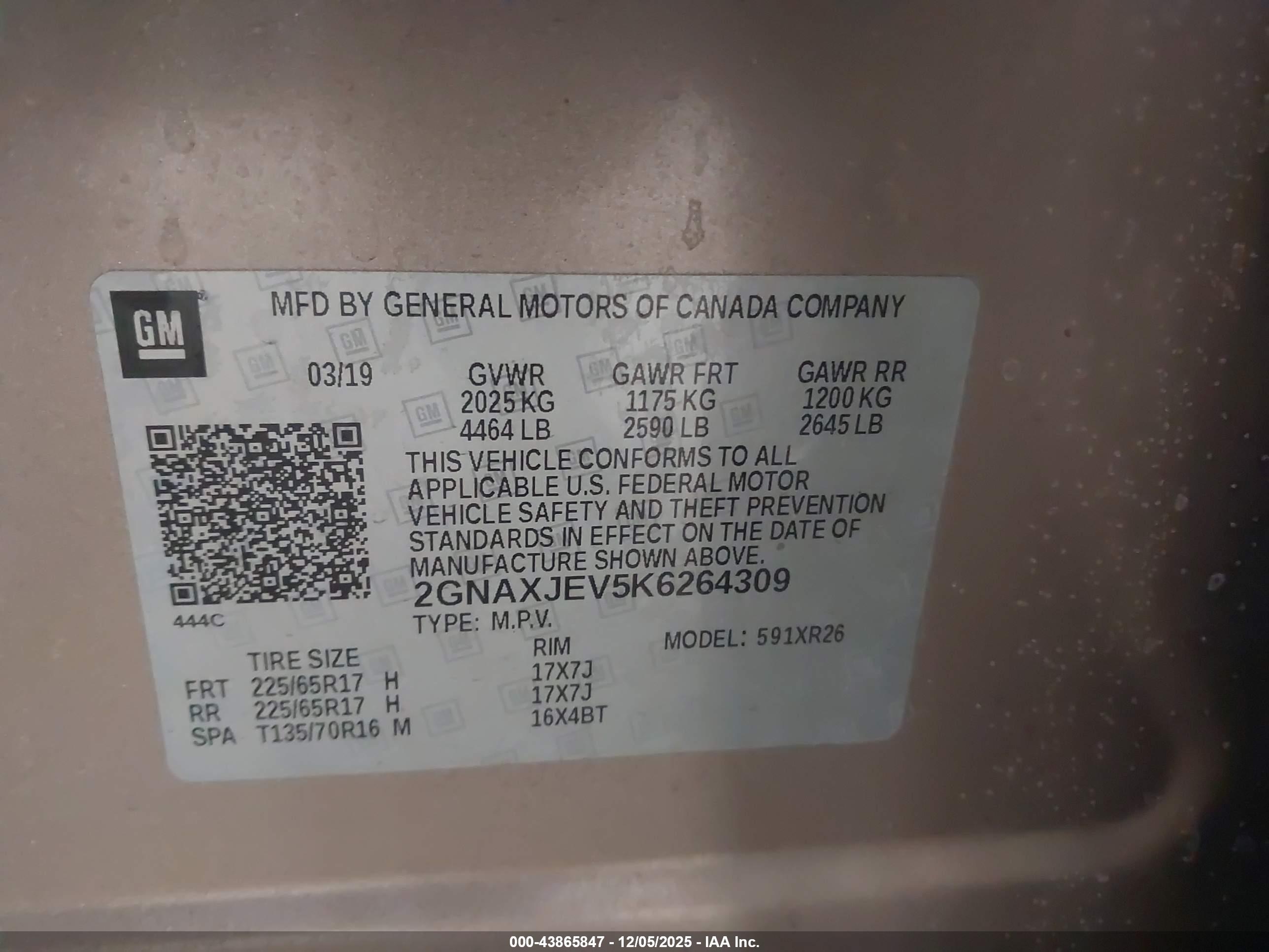 CHEVROLET EQUINOX image 9