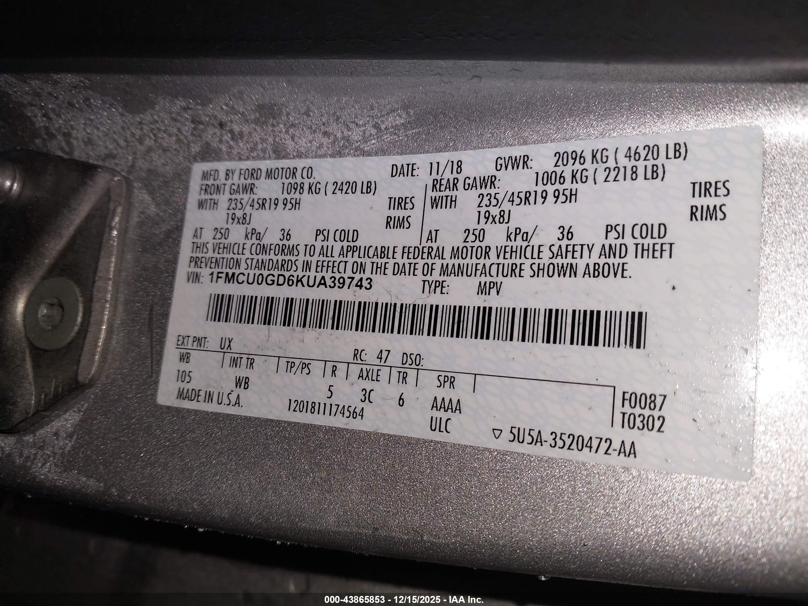 FORD ESCAPE image 9