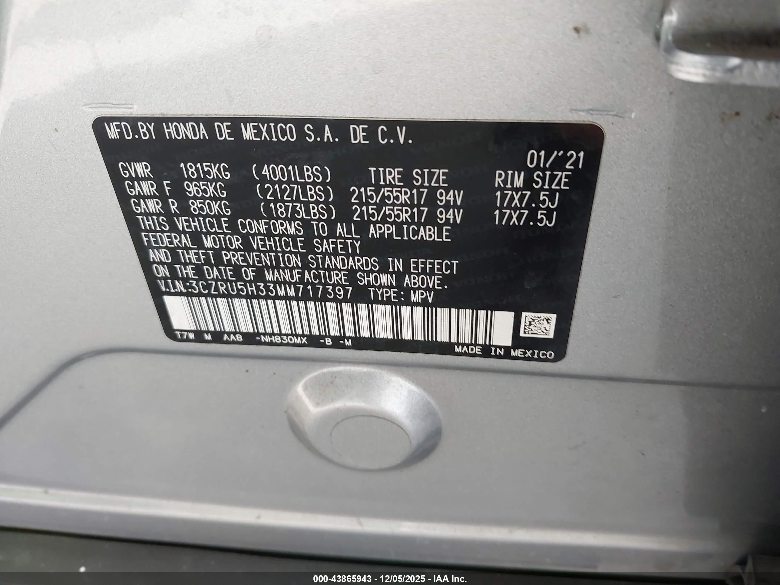 HONDA HR-V image 9