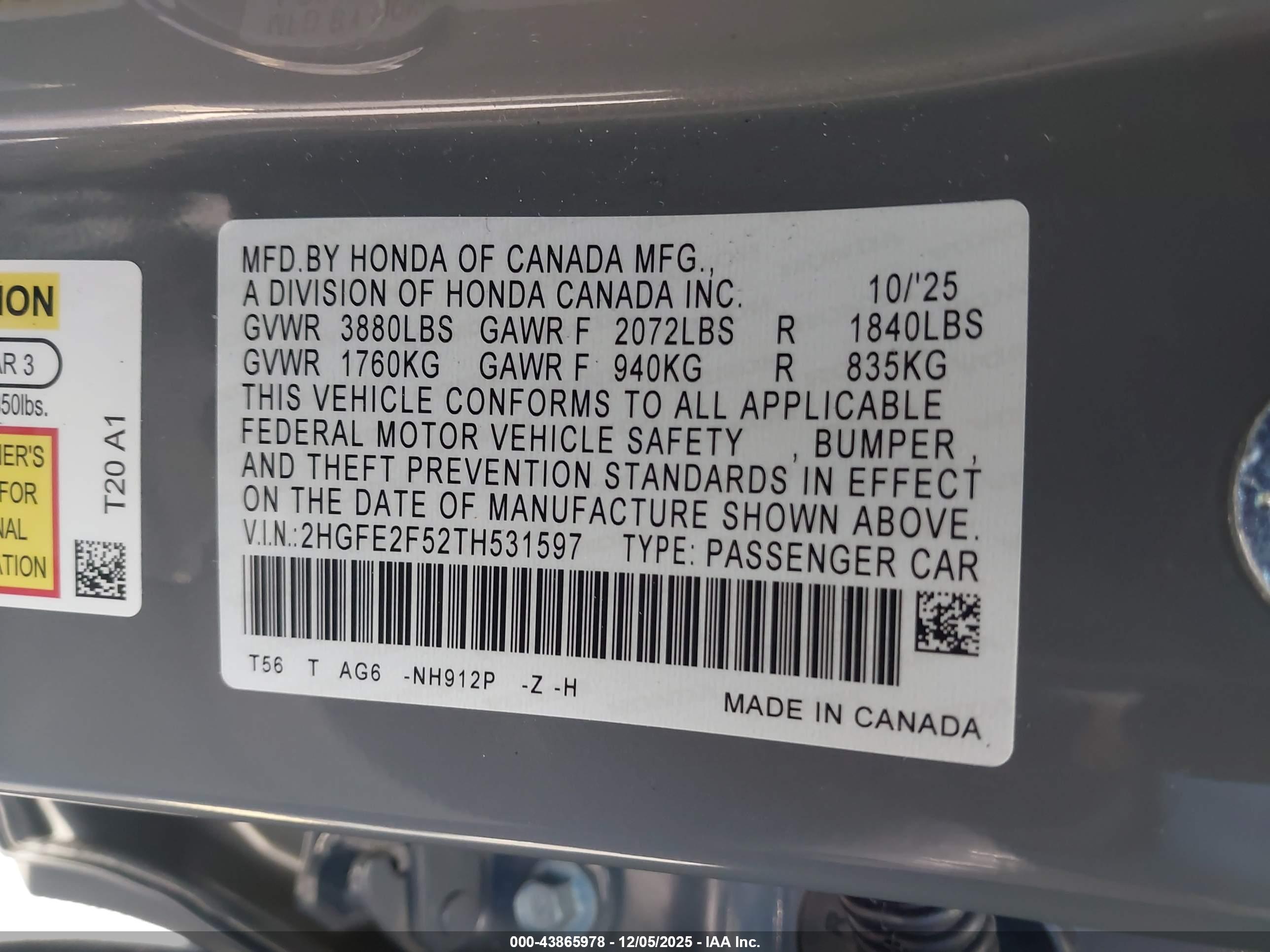 HONDA CIVIC image 9