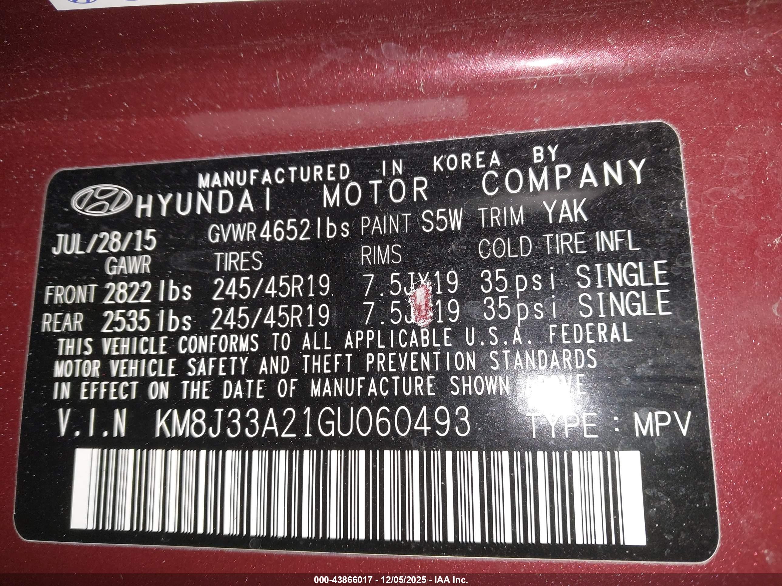 HYUNDAI TUCSON image 9