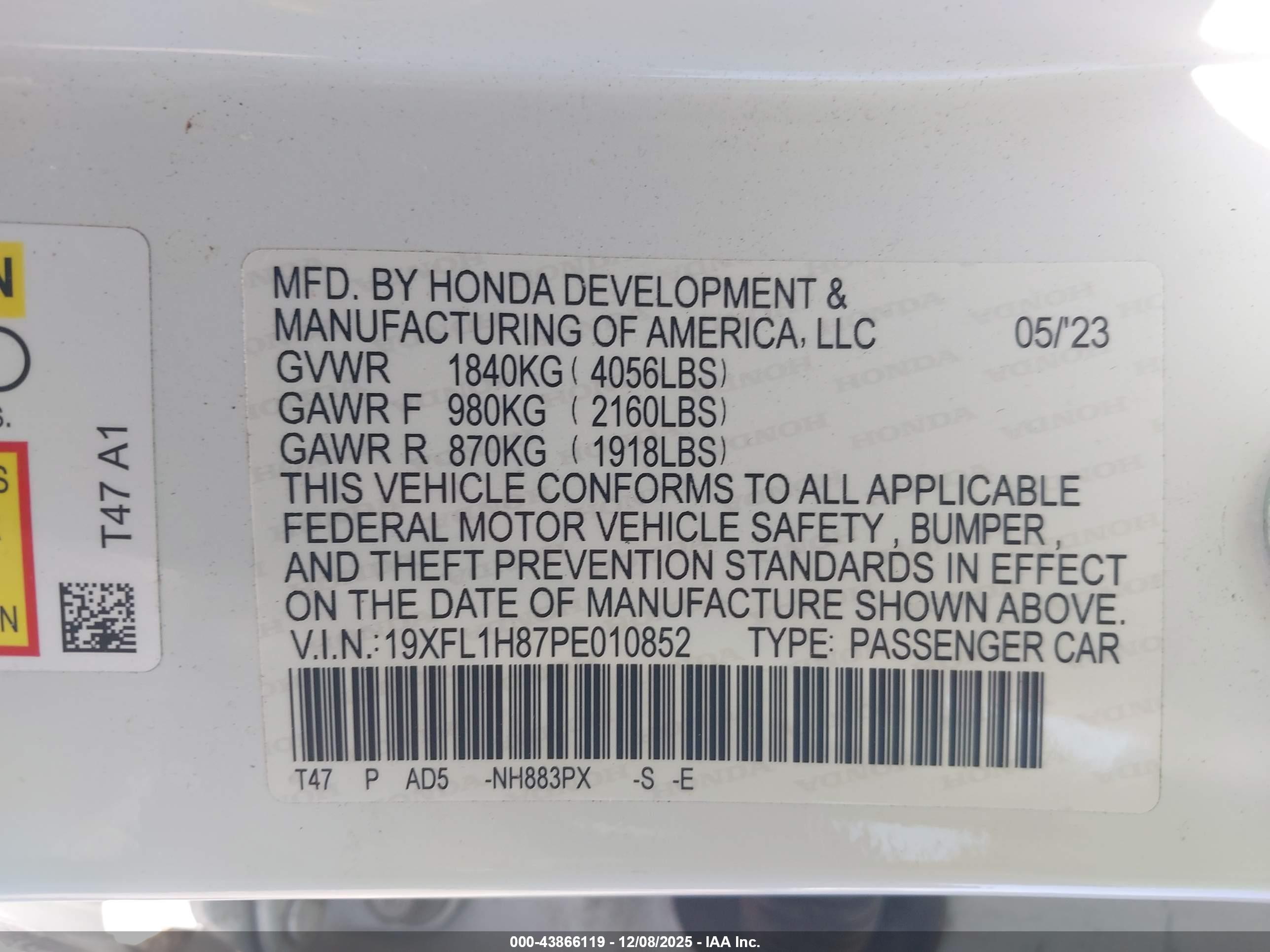 HONDA CIVIC image 9