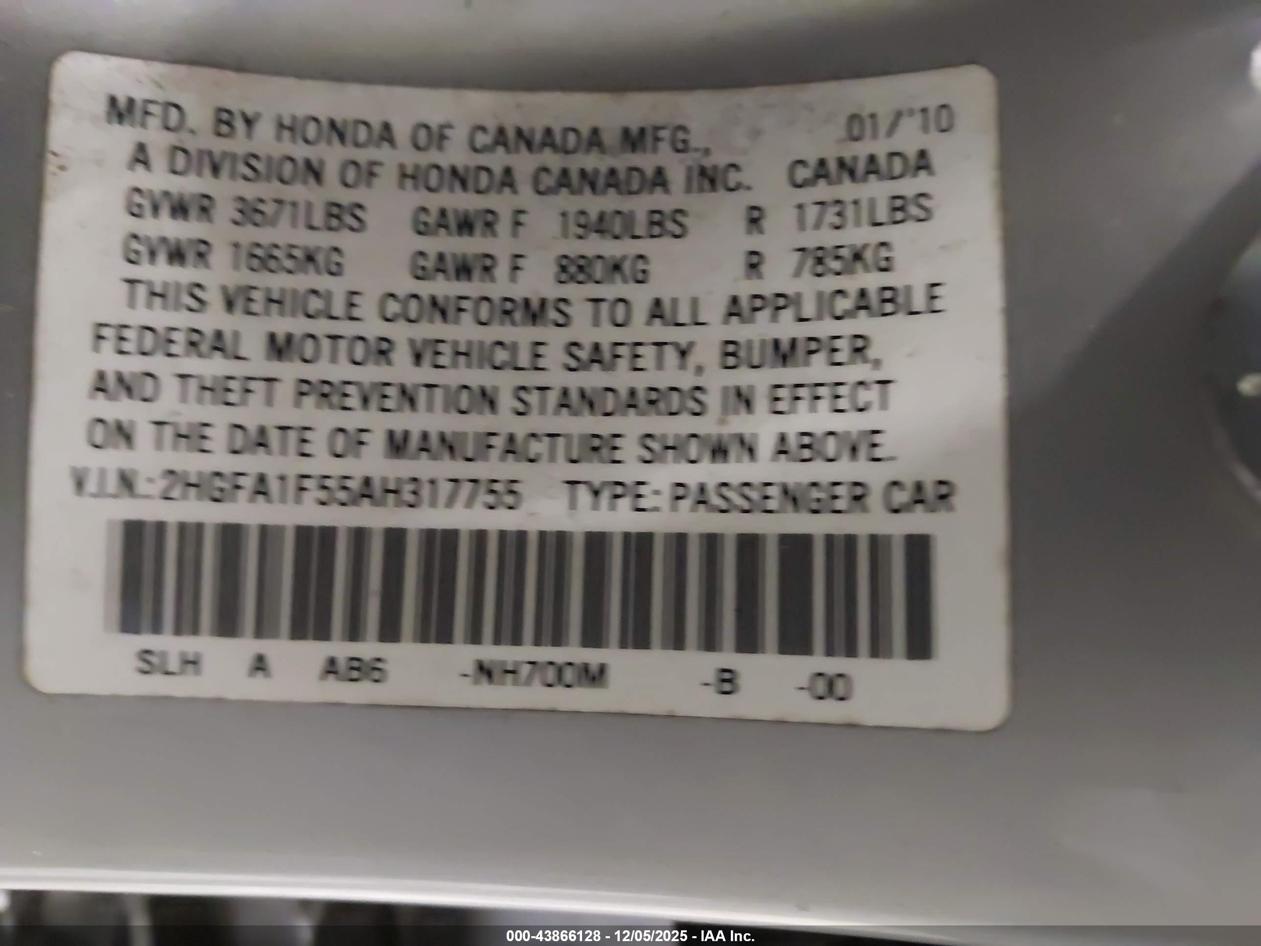 HONDA CIVIC image 9