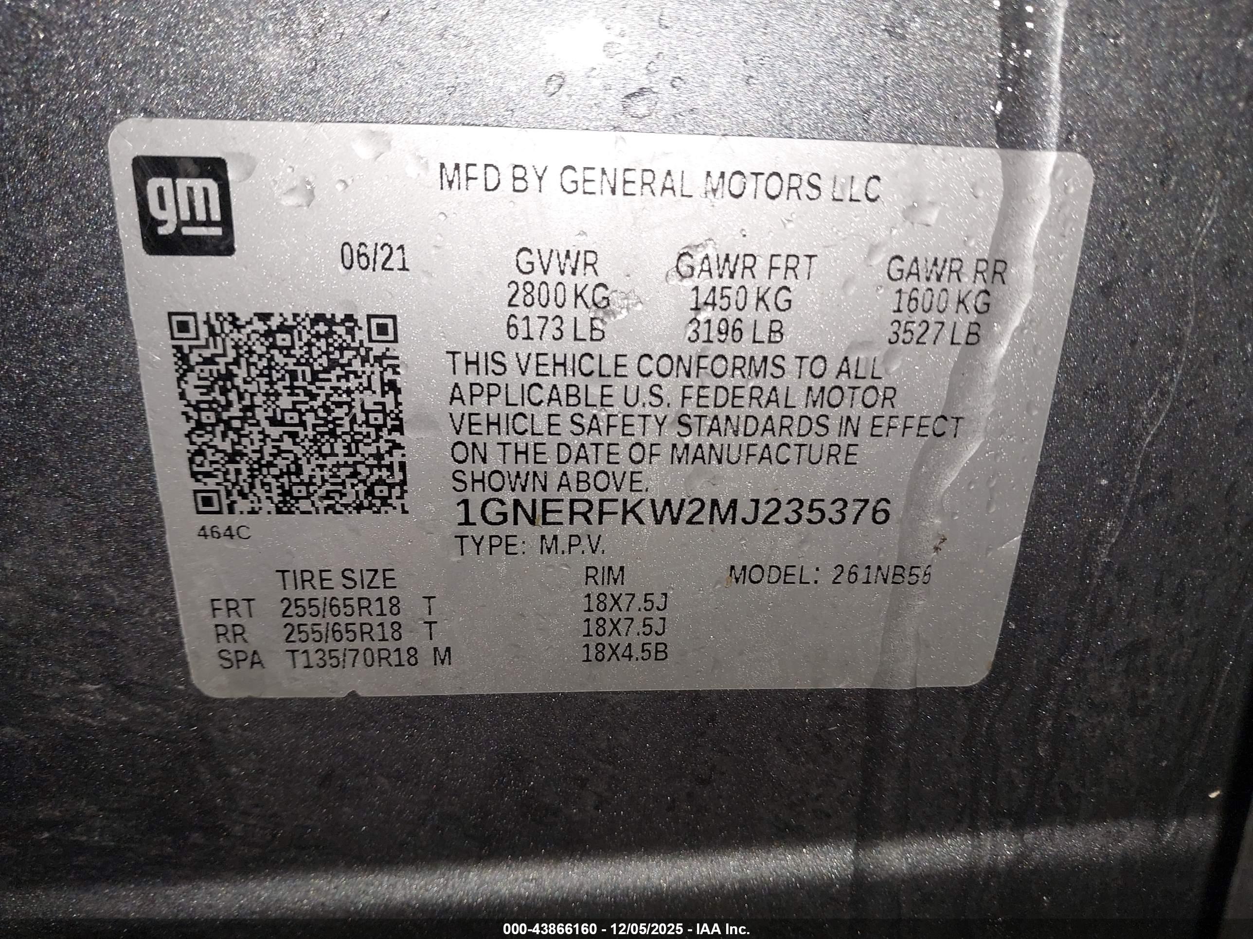 CHEVROLET TRAVERSE image 9