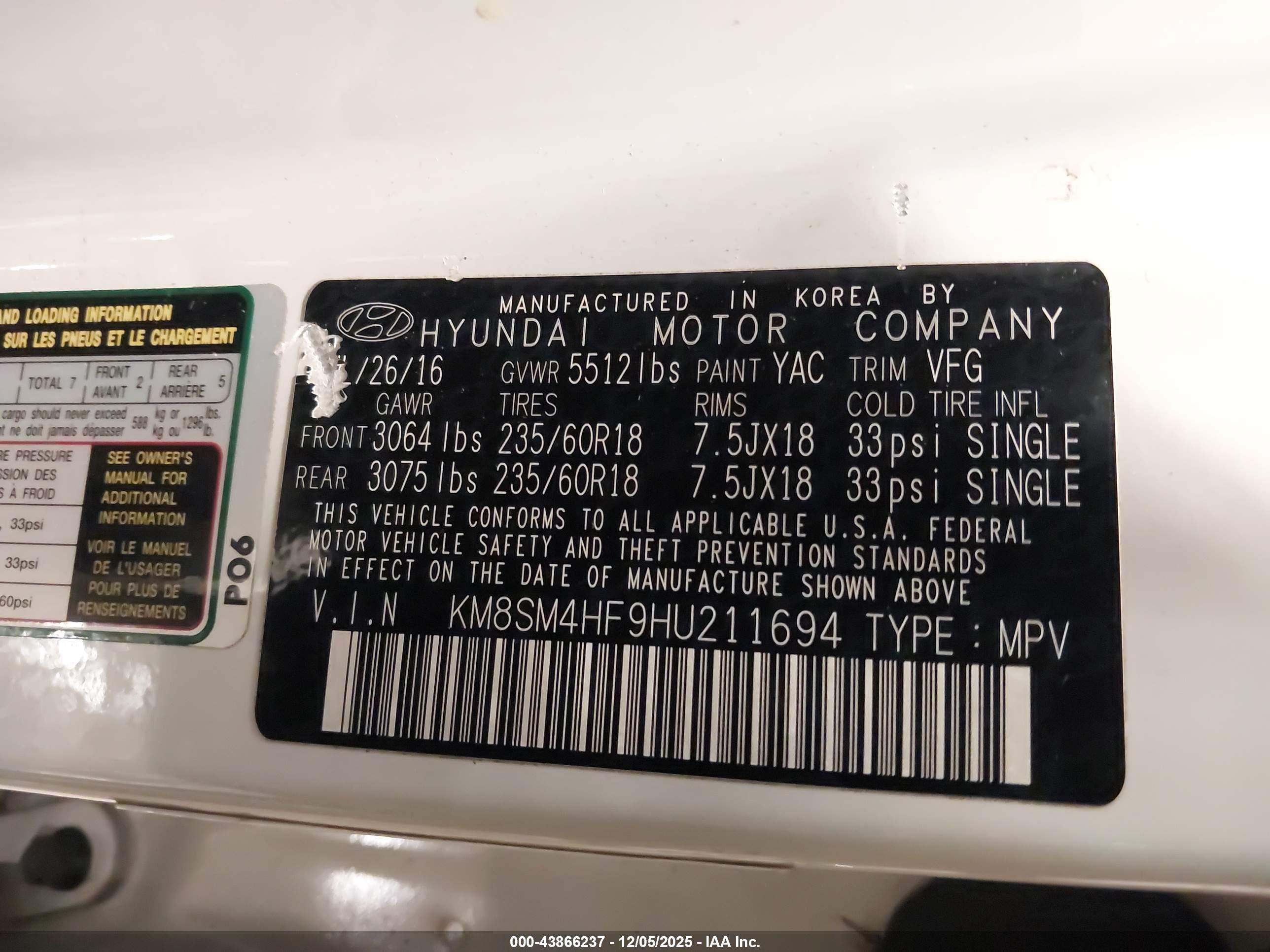 HYUNDAI SANTA image 9
