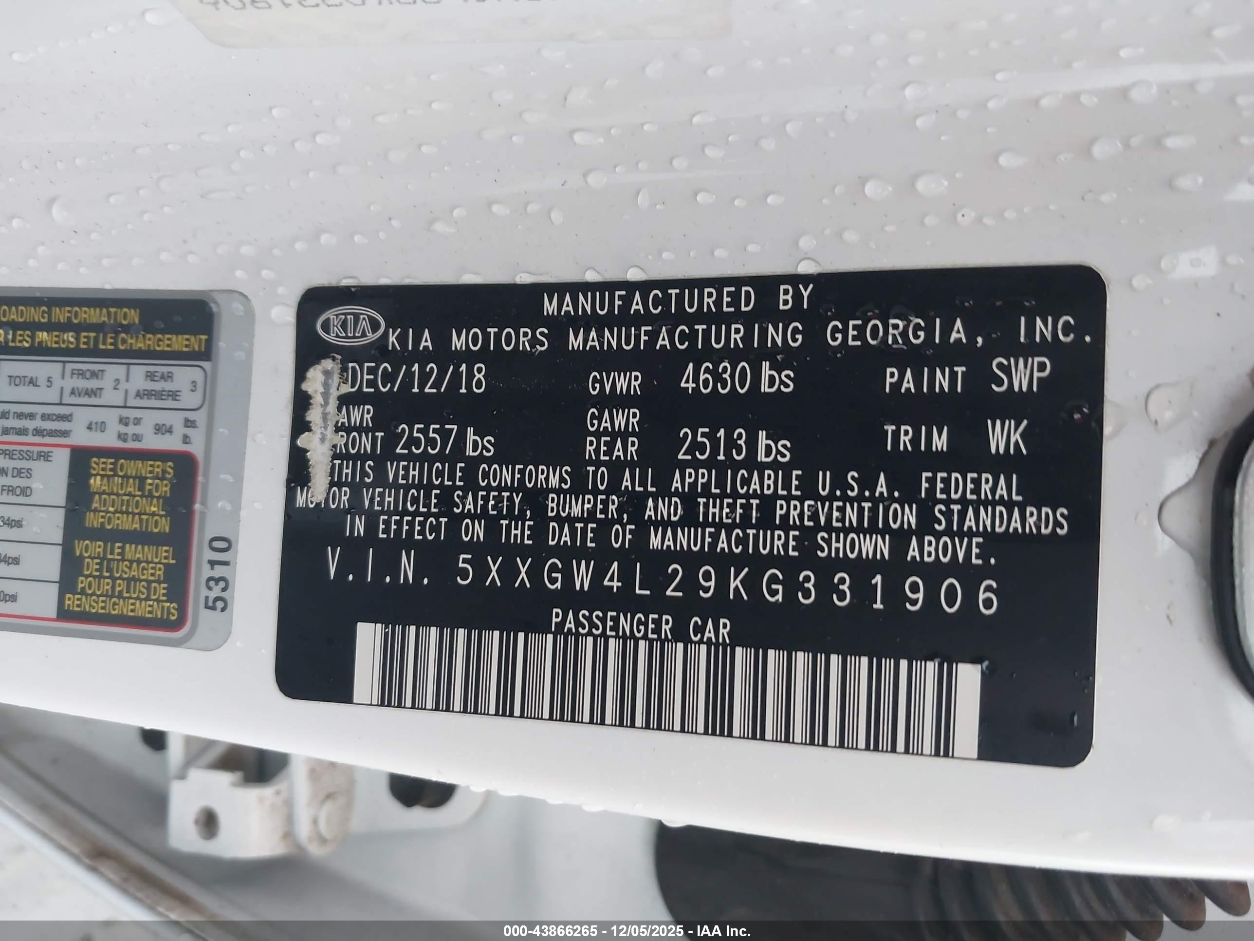 KIA OPTIMA image 9