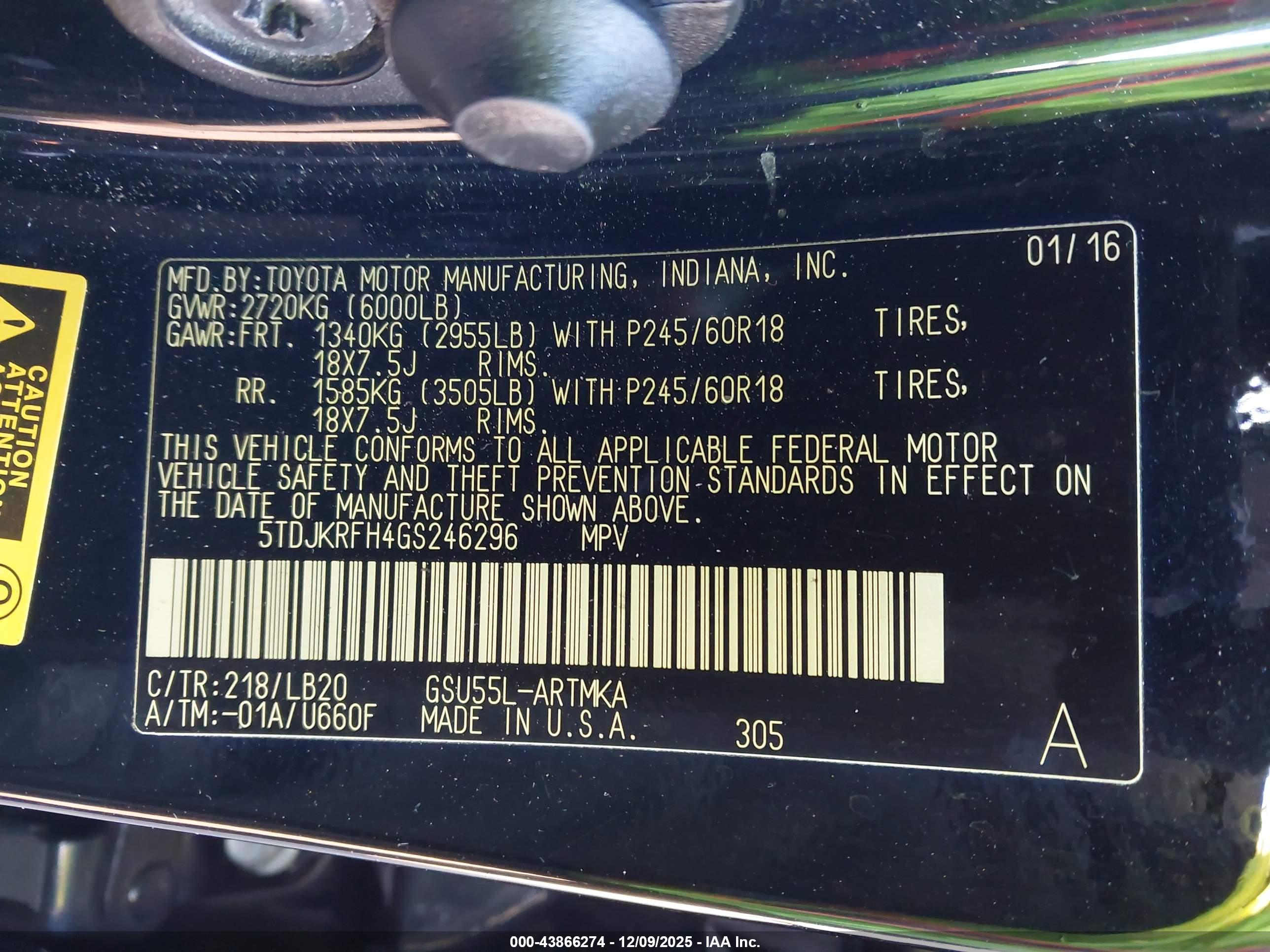 TOYOTA HIGHLANDER image 9