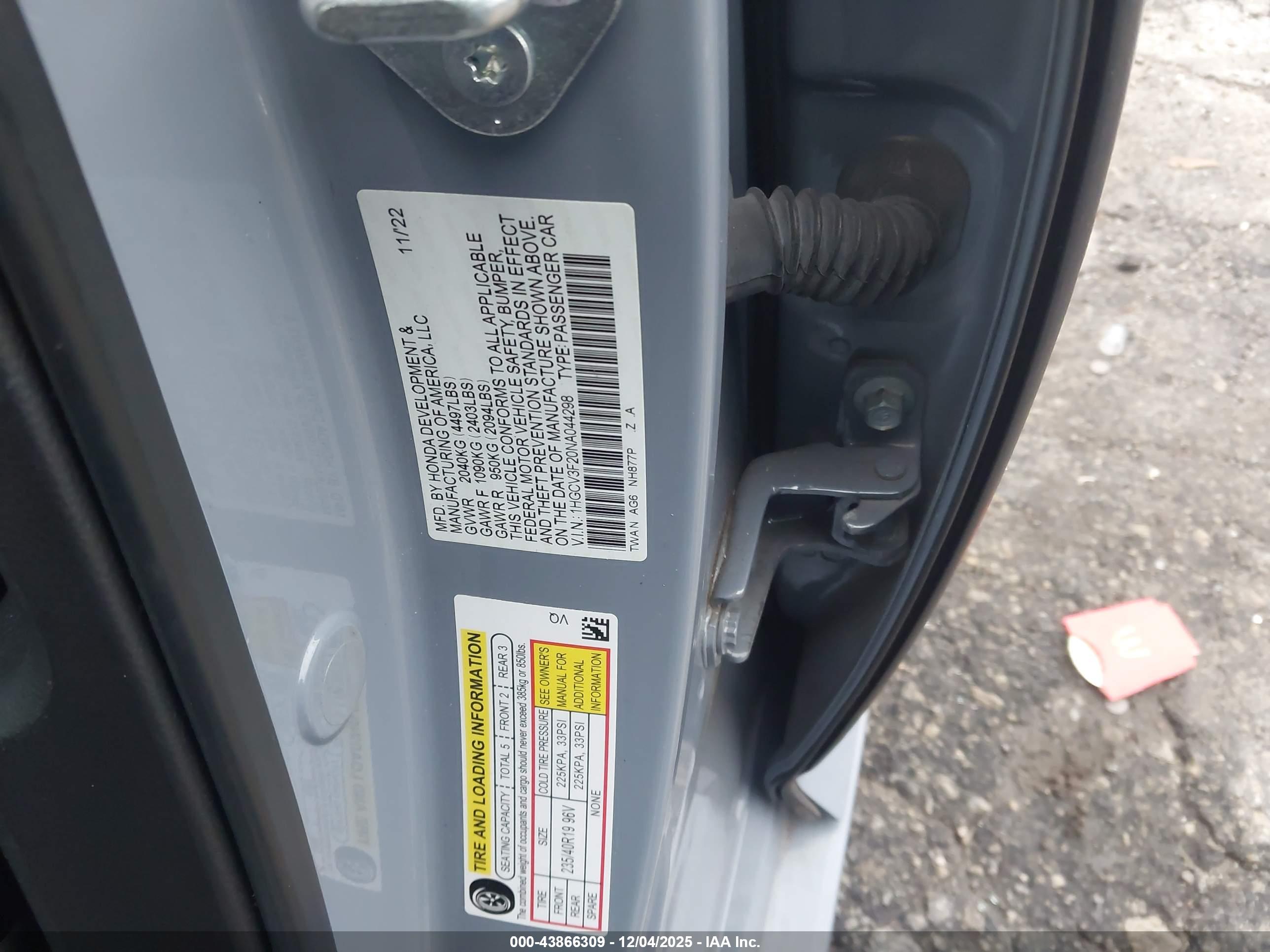 HONDA ACCORD image 9