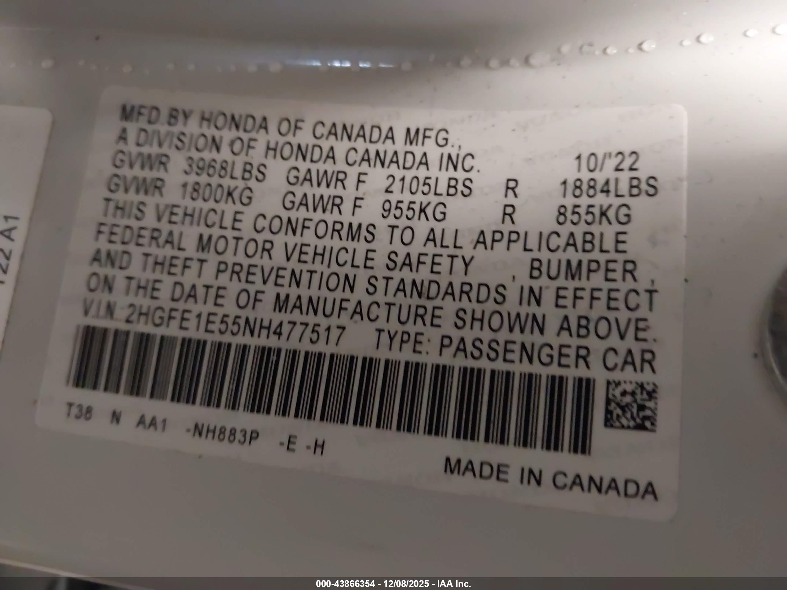 HONDA CIVIC image 9