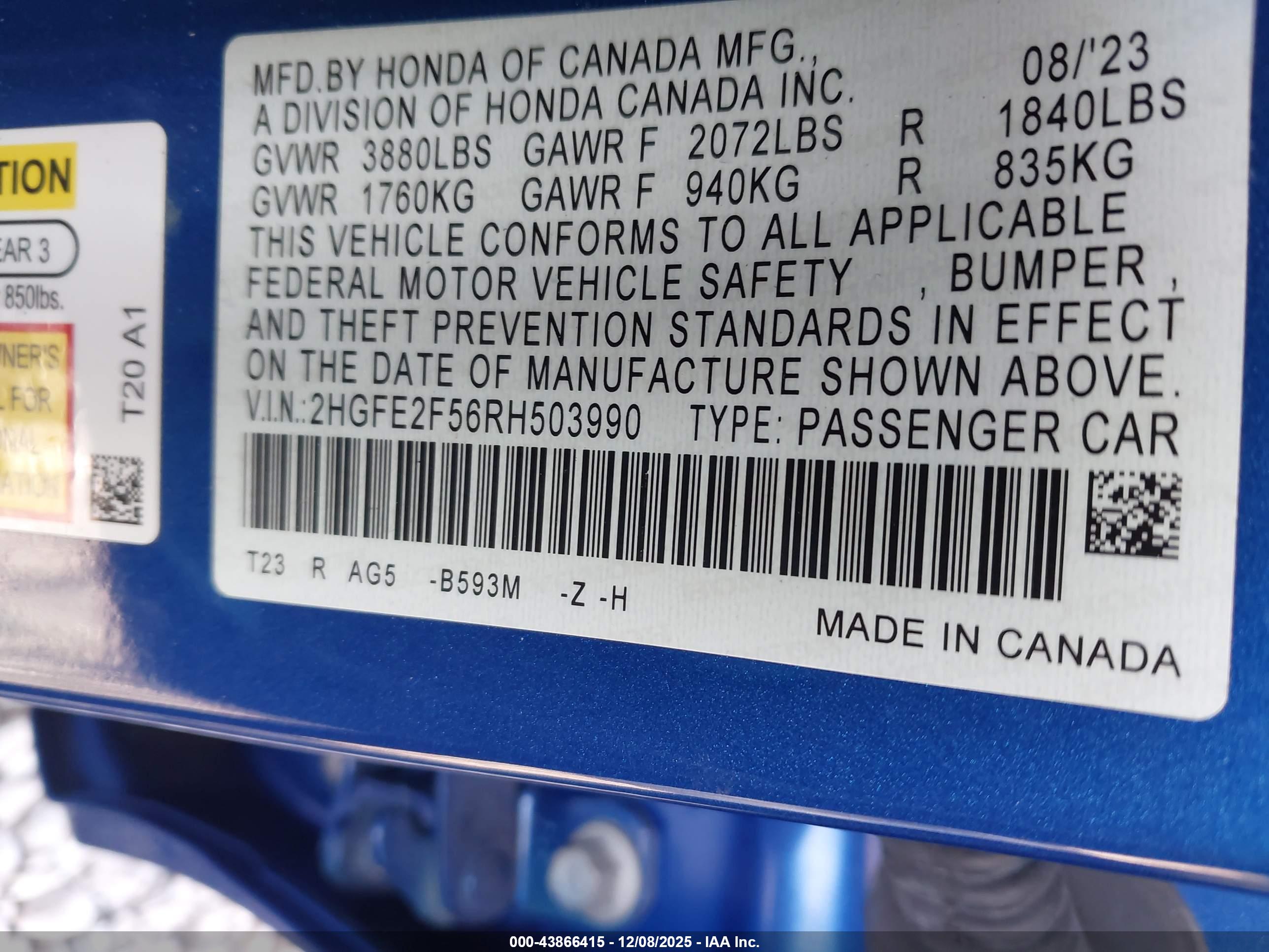 HONDA CIVIC image 9
