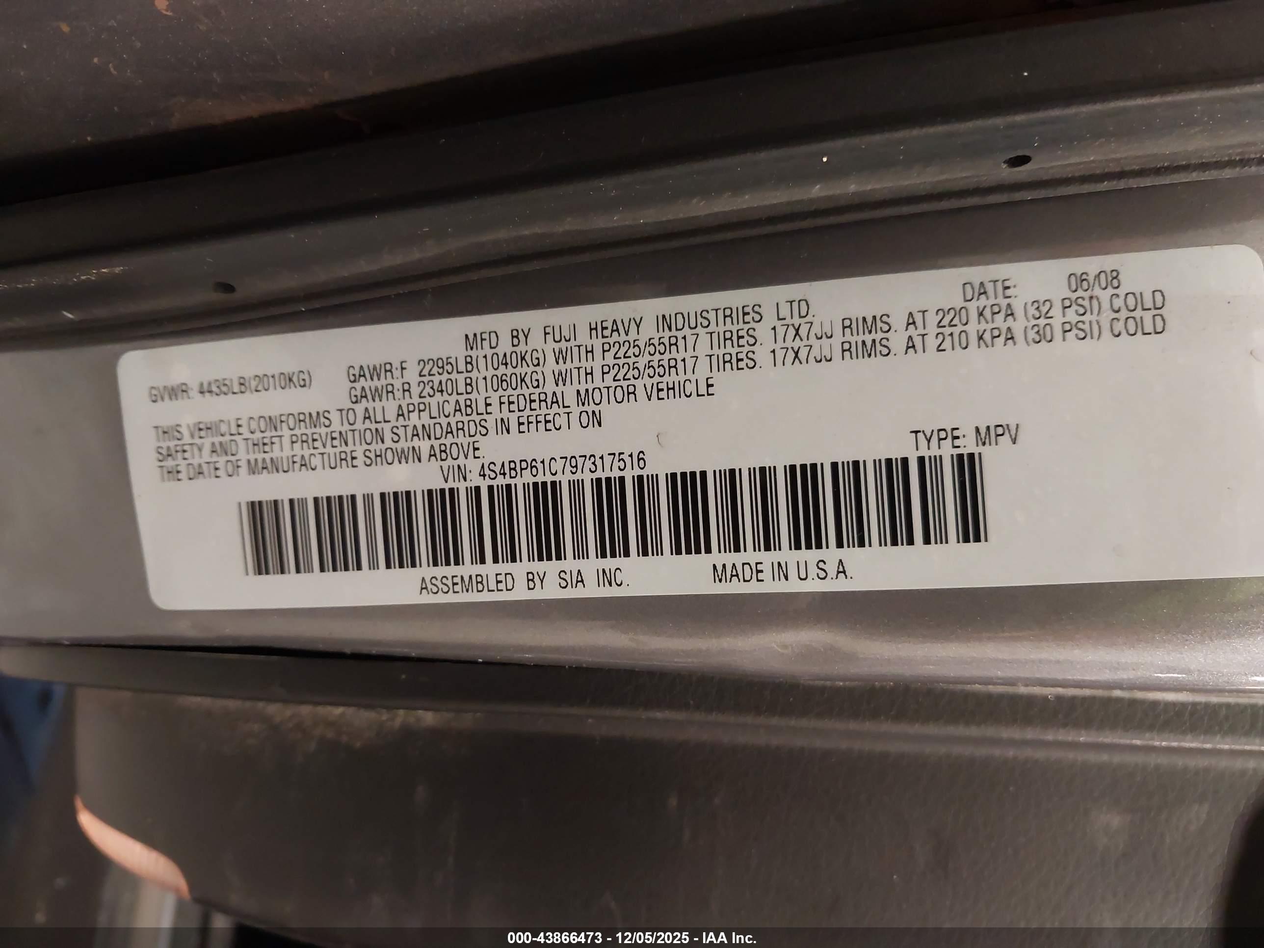 SUBARU OUTBACK image 9
