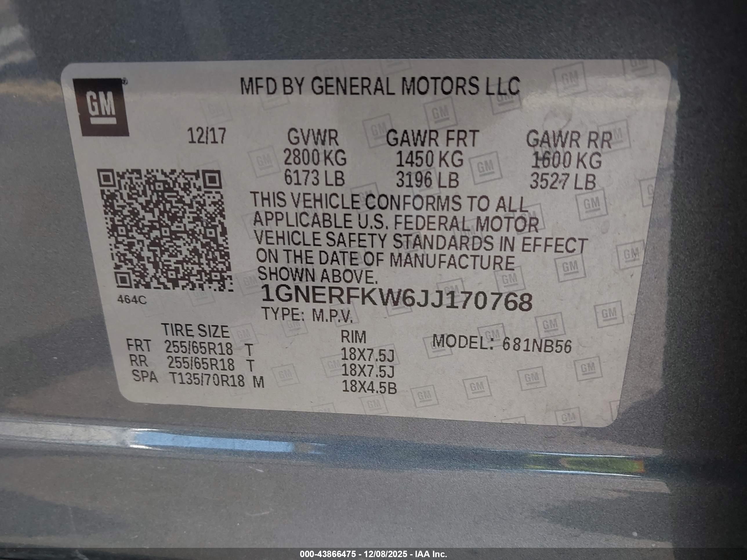CHEVROLET TRAVERSE image 9