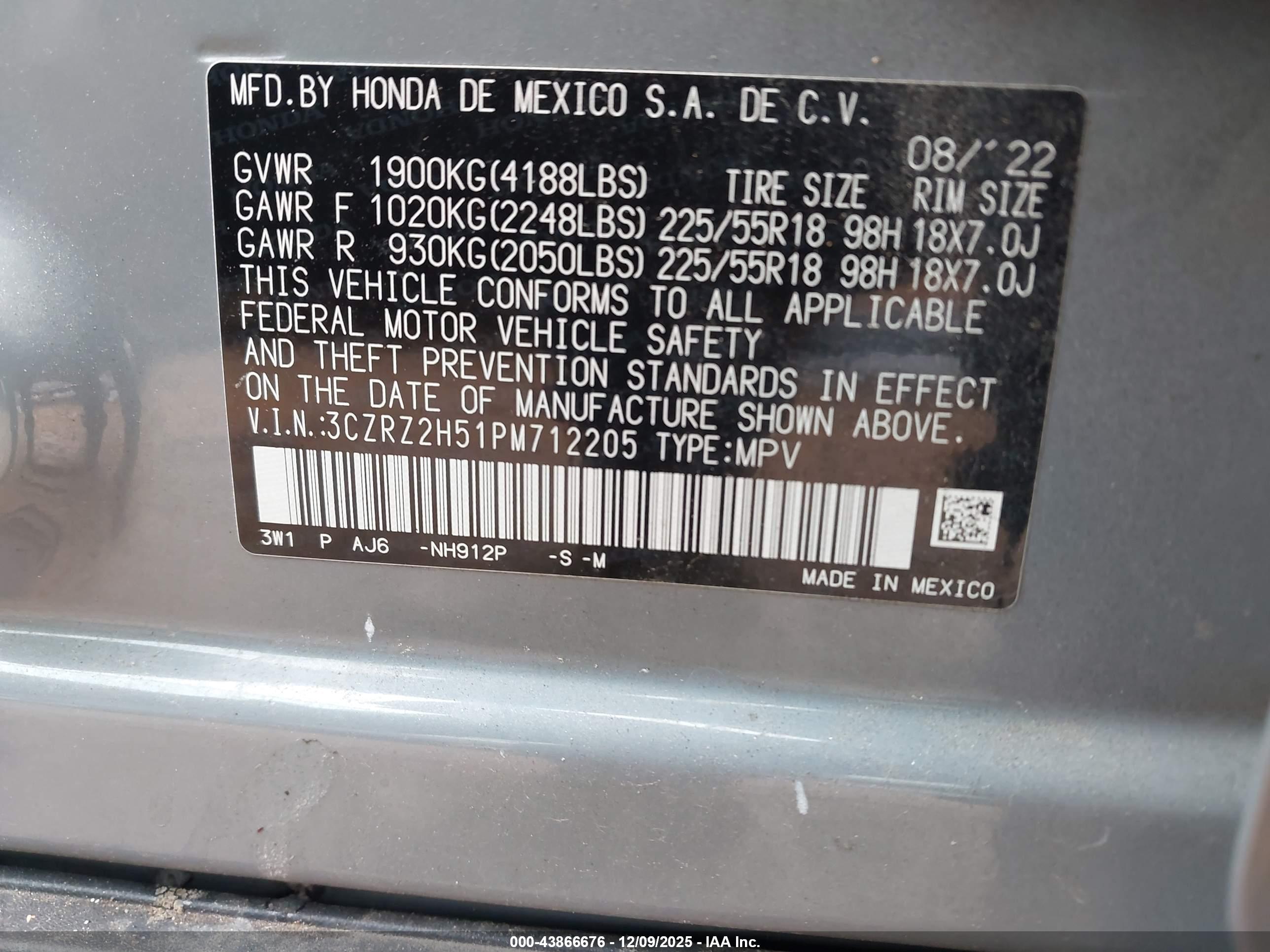 HONDA HR-V image 9