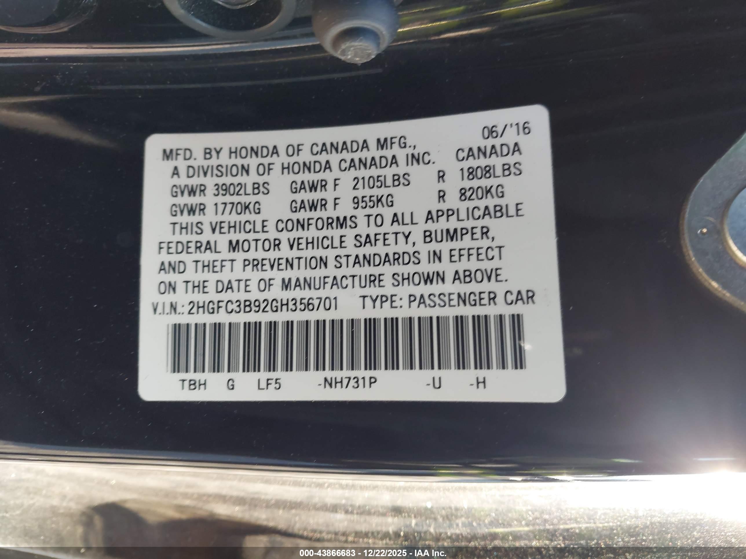 HONDA CIVIC image 9