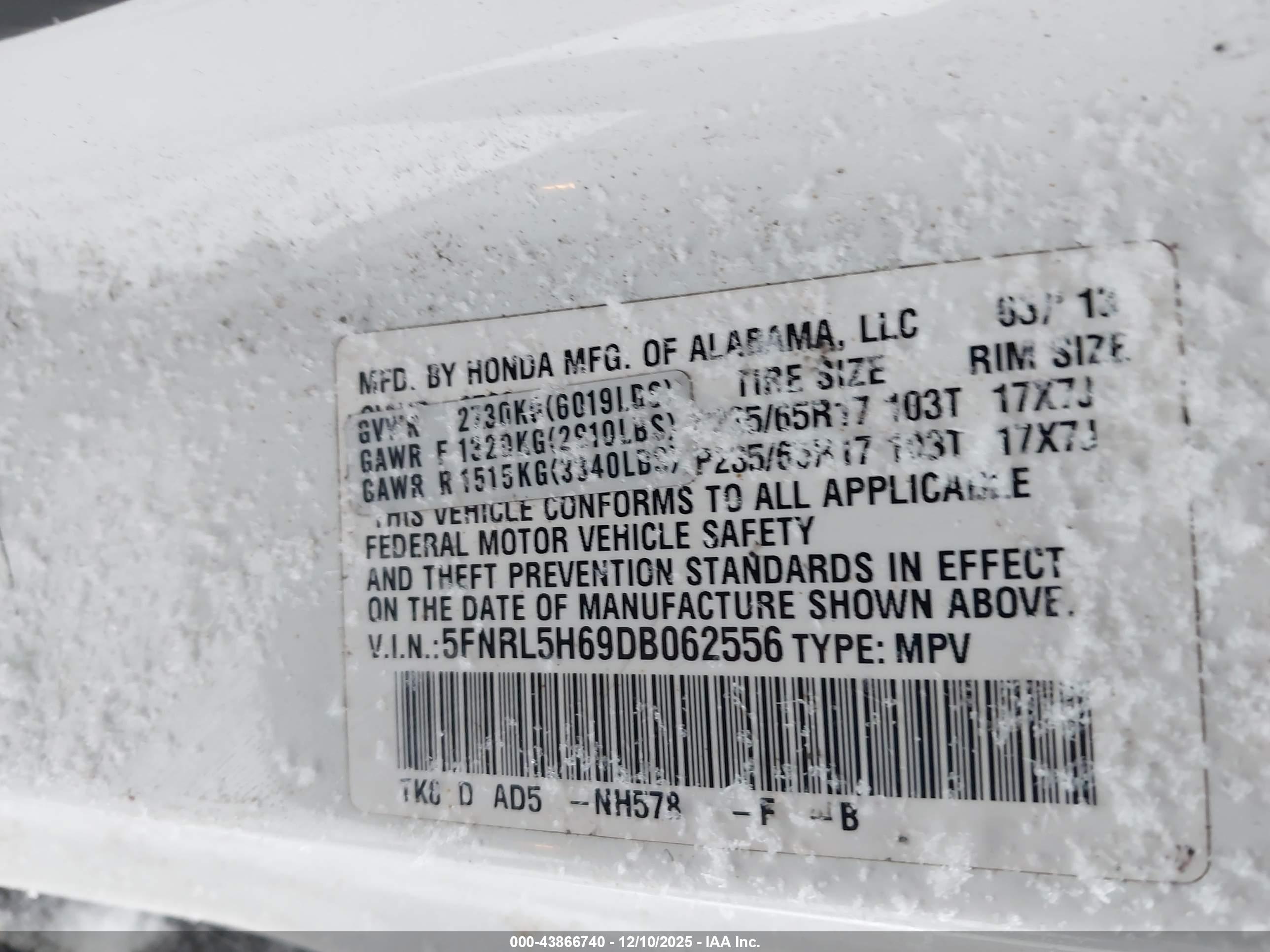 HONDA ODYSSEY image 9