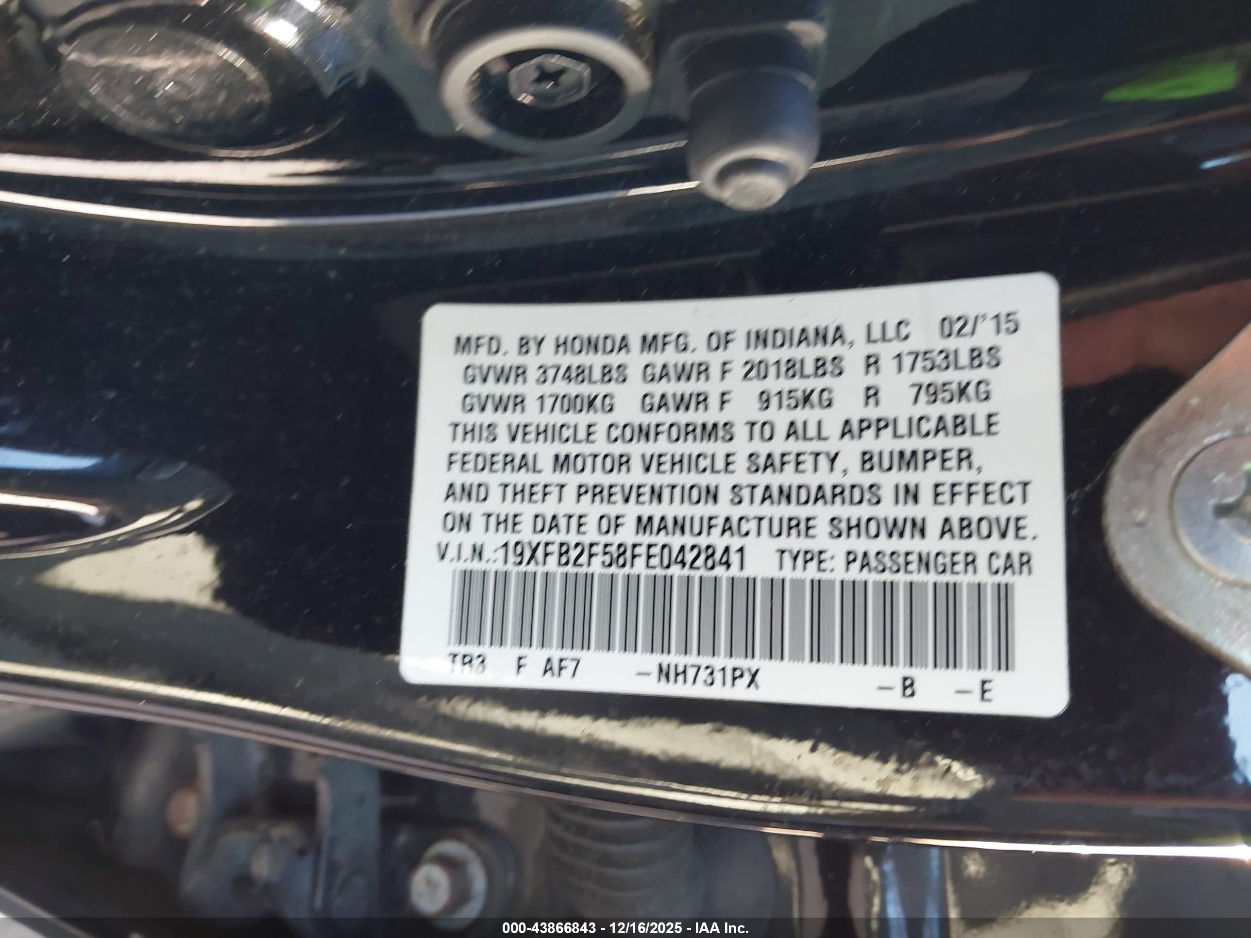 HONDA CIVIC image 9