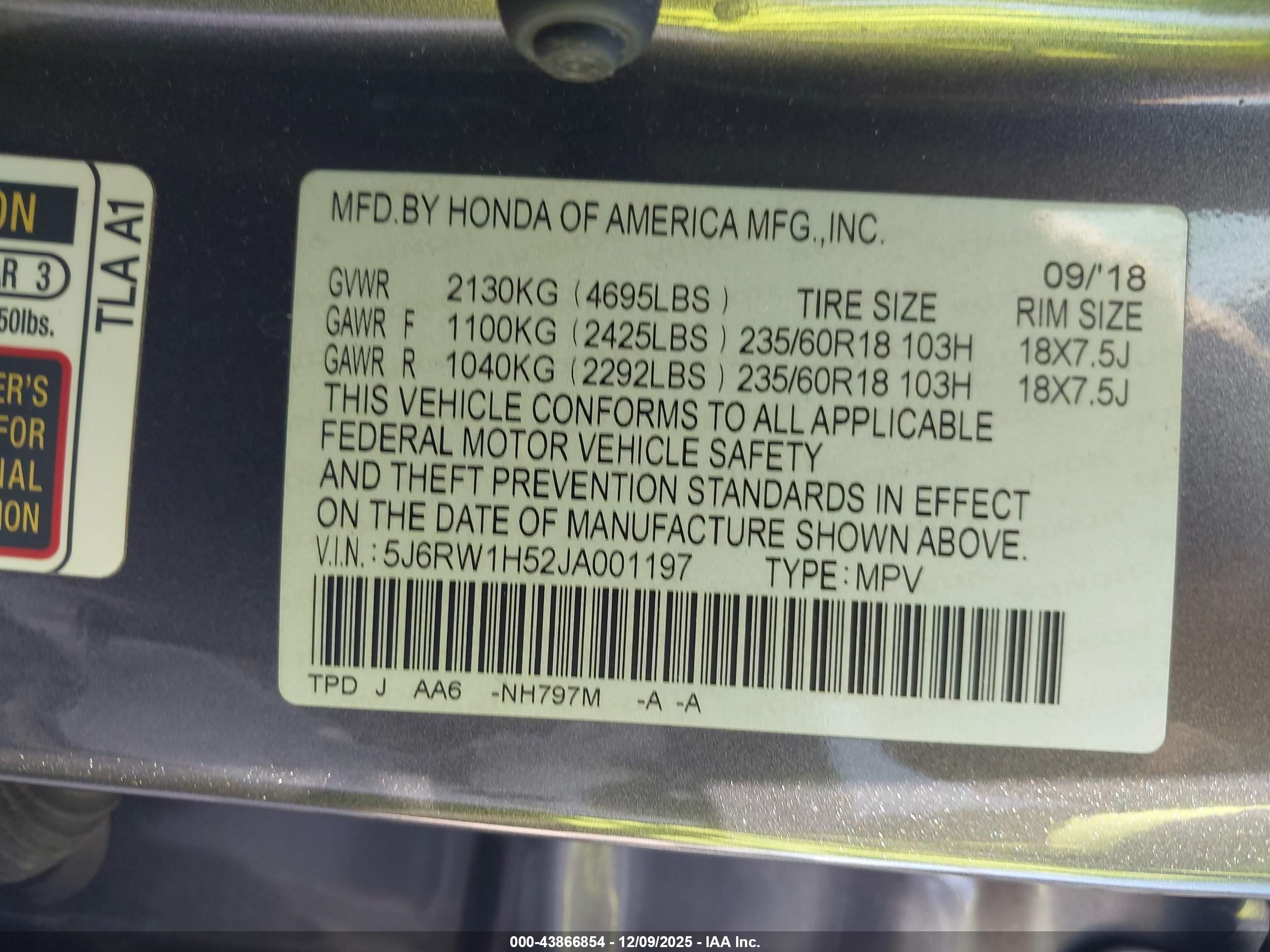 HONDA CR-V image 9