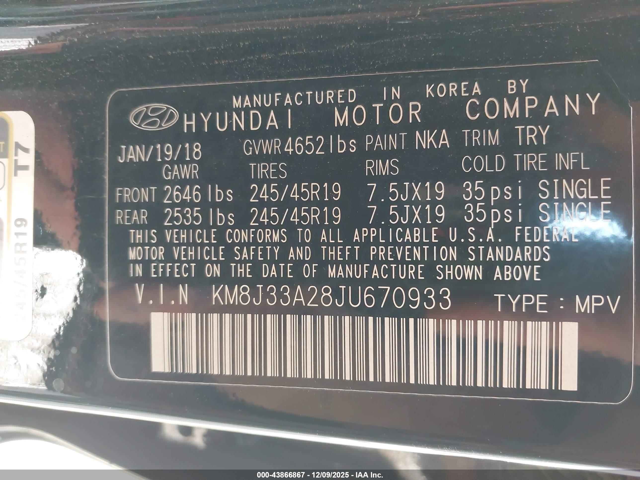 HYUNDAI TUCSON image 9